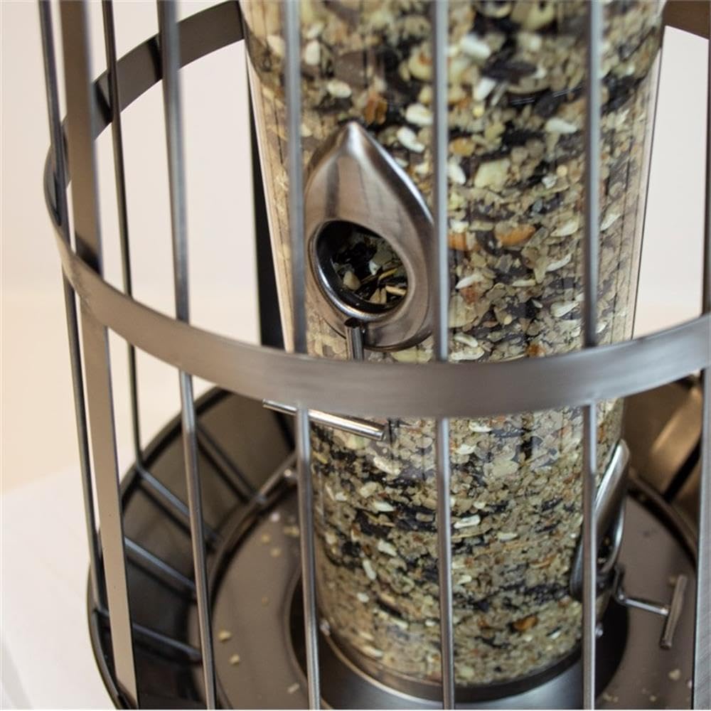 Outdoor Leisure Products Deluxe Bird Feeder, Nickel