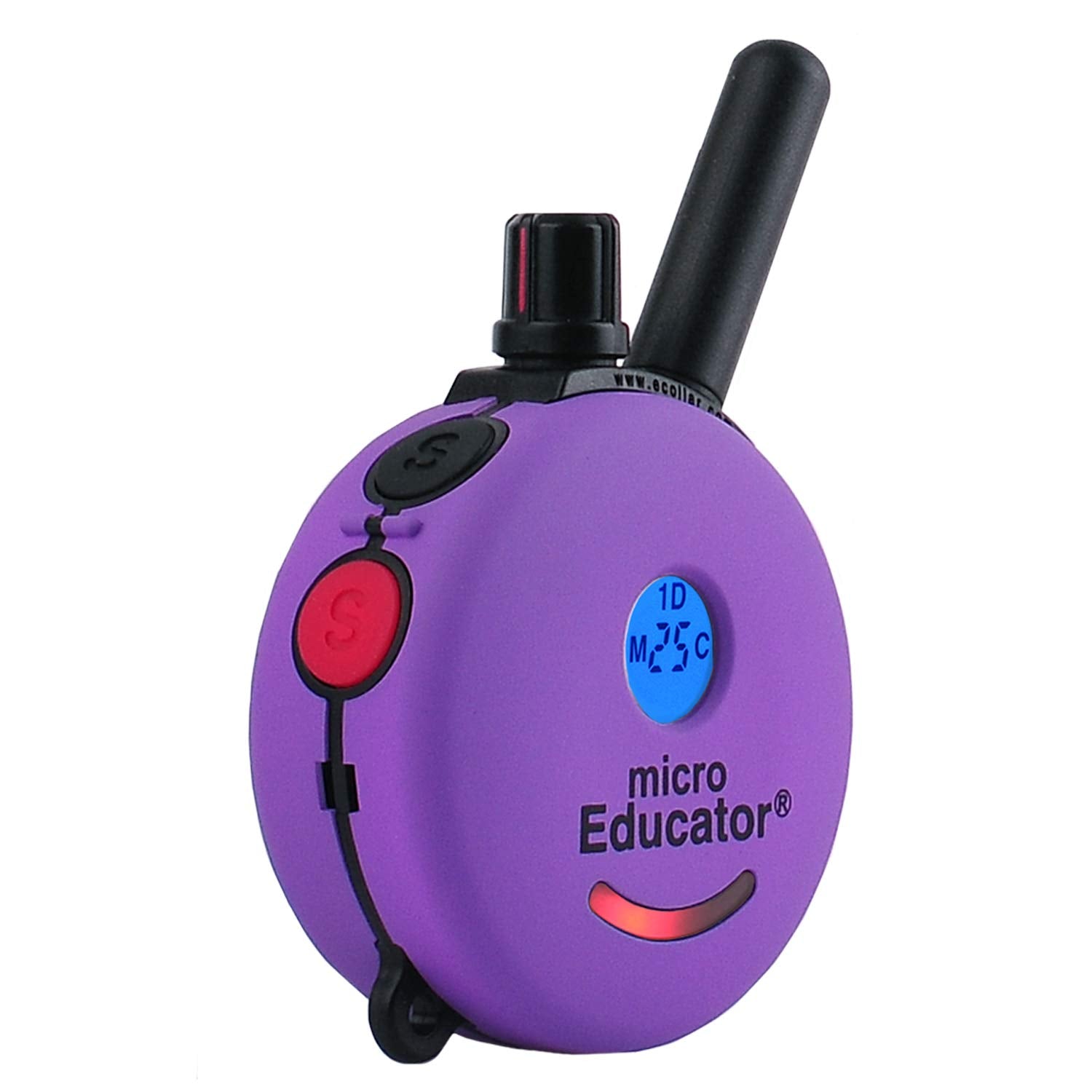 Educator Micro Educator ME-300 Ecollar Dog Training Collar - Remote Static, Vibration & Tone for Small, Medium & Large Dogs - Purple