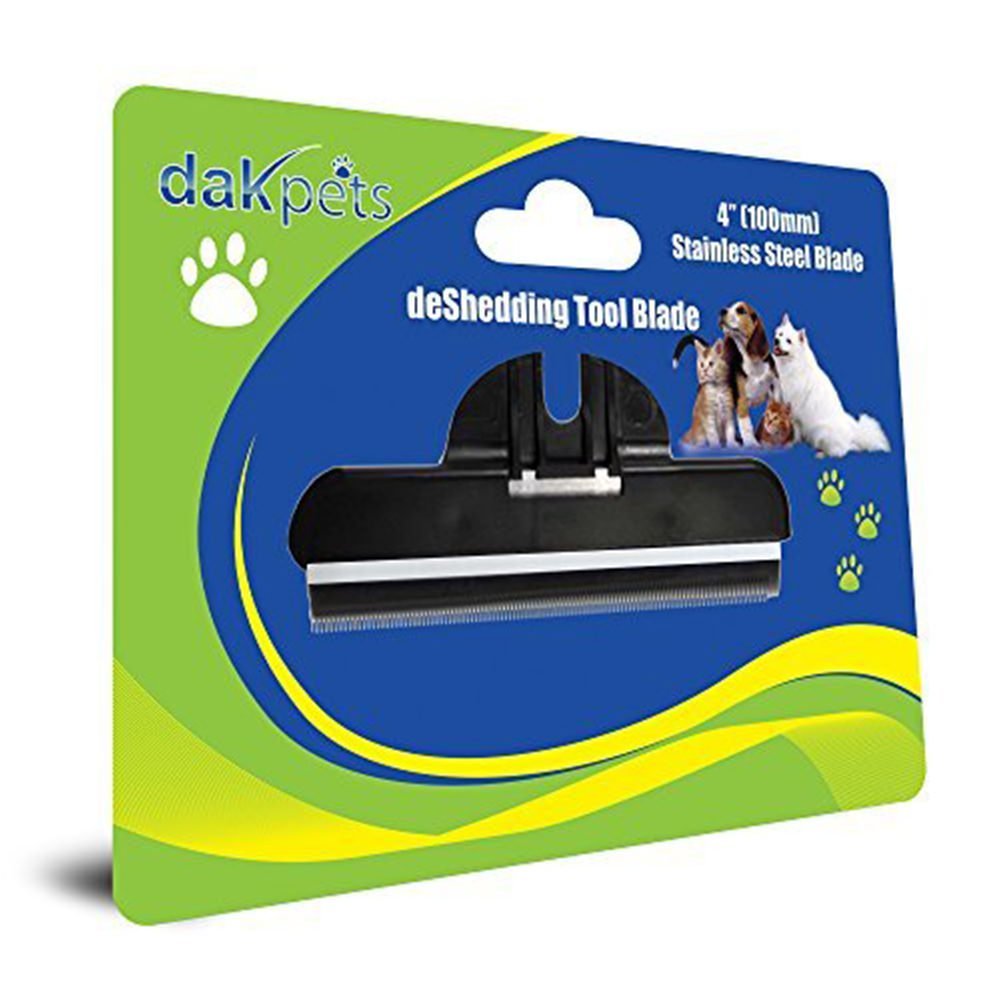 Dakpets Deshedding Brush For Dogs & Cats - Pet Grooming Tool Replacement Cartridge - Replaceable Comb