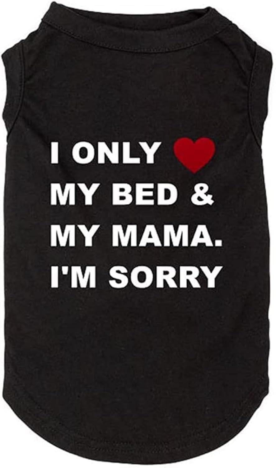 Dog Shirts Letter Printed Vest For Small Large Dogs Slogan Costume Dog Pajamas Puppy Gift Pet Clothes Mama'S Boy (X-Large, O-Black)