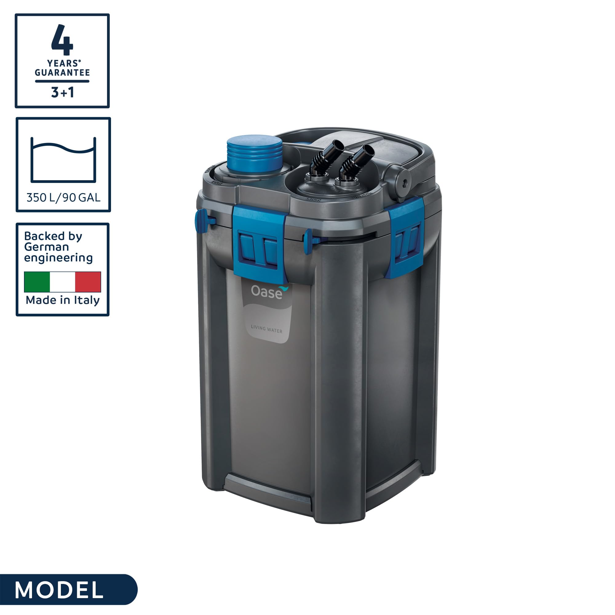 Oase Indoor Aquatics 55146 Biomaster 350, Black