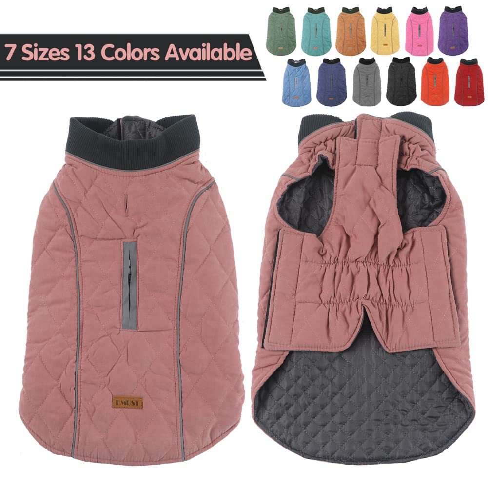 Emust Dog Jackets For Winter, Thick Dog Clothes For Medium Dogs Boy, Coats For Dogs Winter, Dog Coats For Cold Weather, 7 Sizes