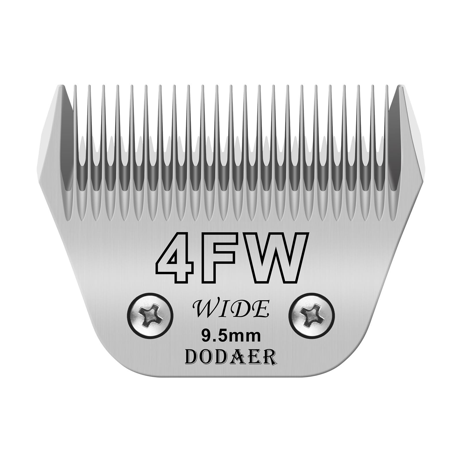 Professional Detachable Pet Dog Grooming Blades-Size 4Fw Dog Grooming Wide Blade,Cutting Length 3/8'',Compatible With Andi-S,Ost