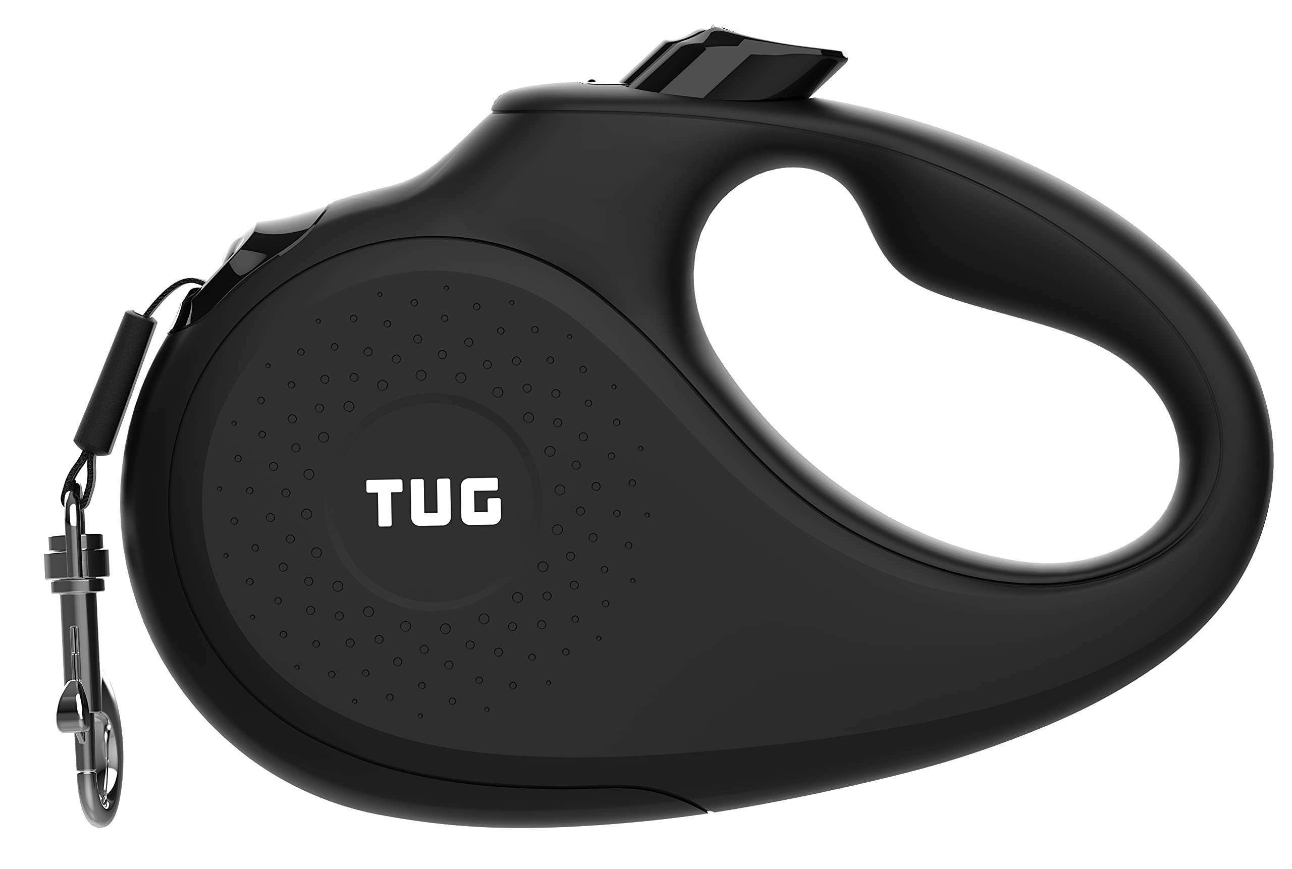 Tug Monochrome Xl 360 Tangle-Free Retractable Dog Leash | 26 Ft Strong Nylon Tape | One-Handed Brake, Pause, Lock (Extra Large, 