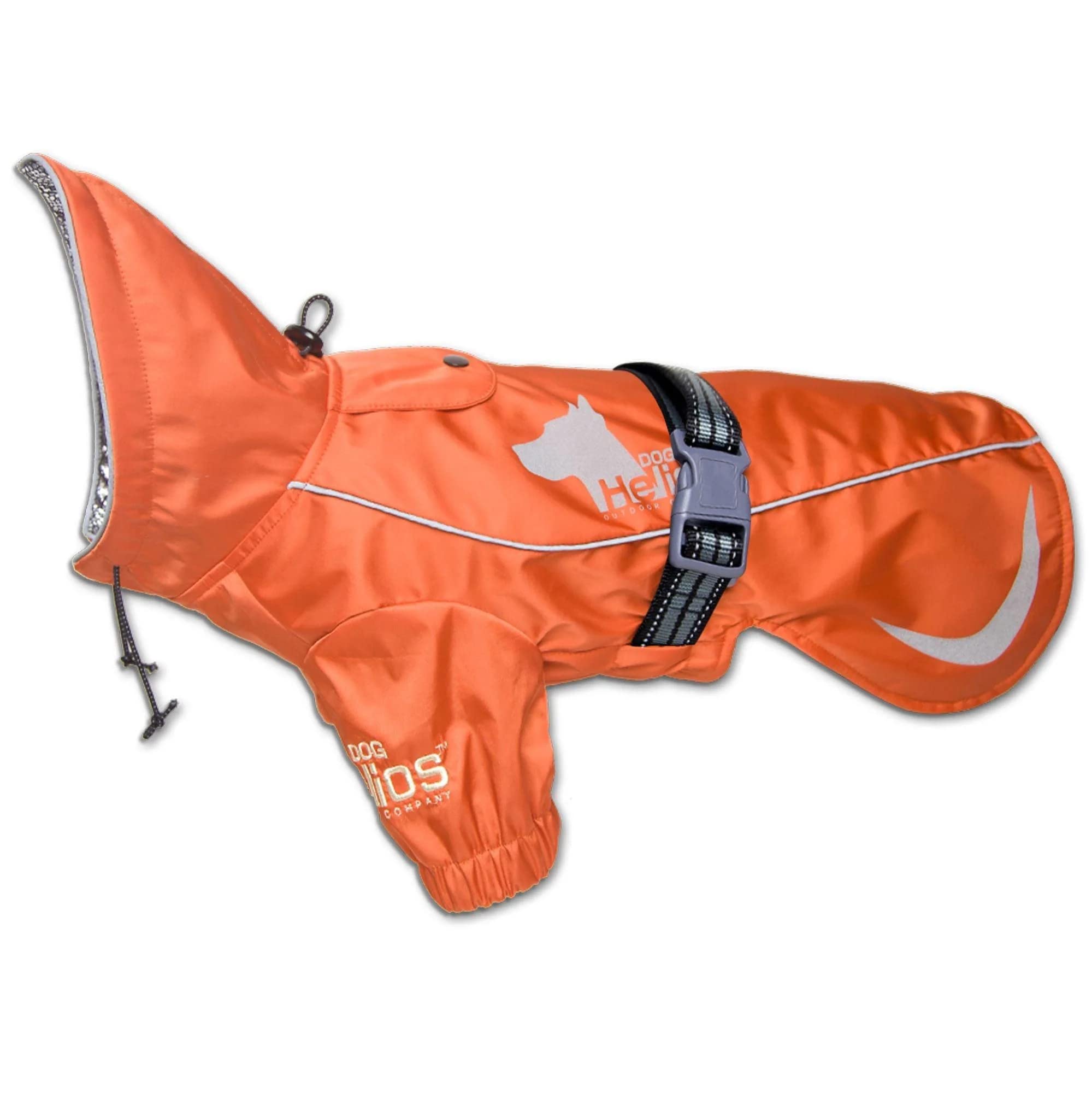 Dog Helios 'Ice-Breaker' Extendable Hooded Dog Coat W/ Heat Reflective Tech, X-Small, Blue