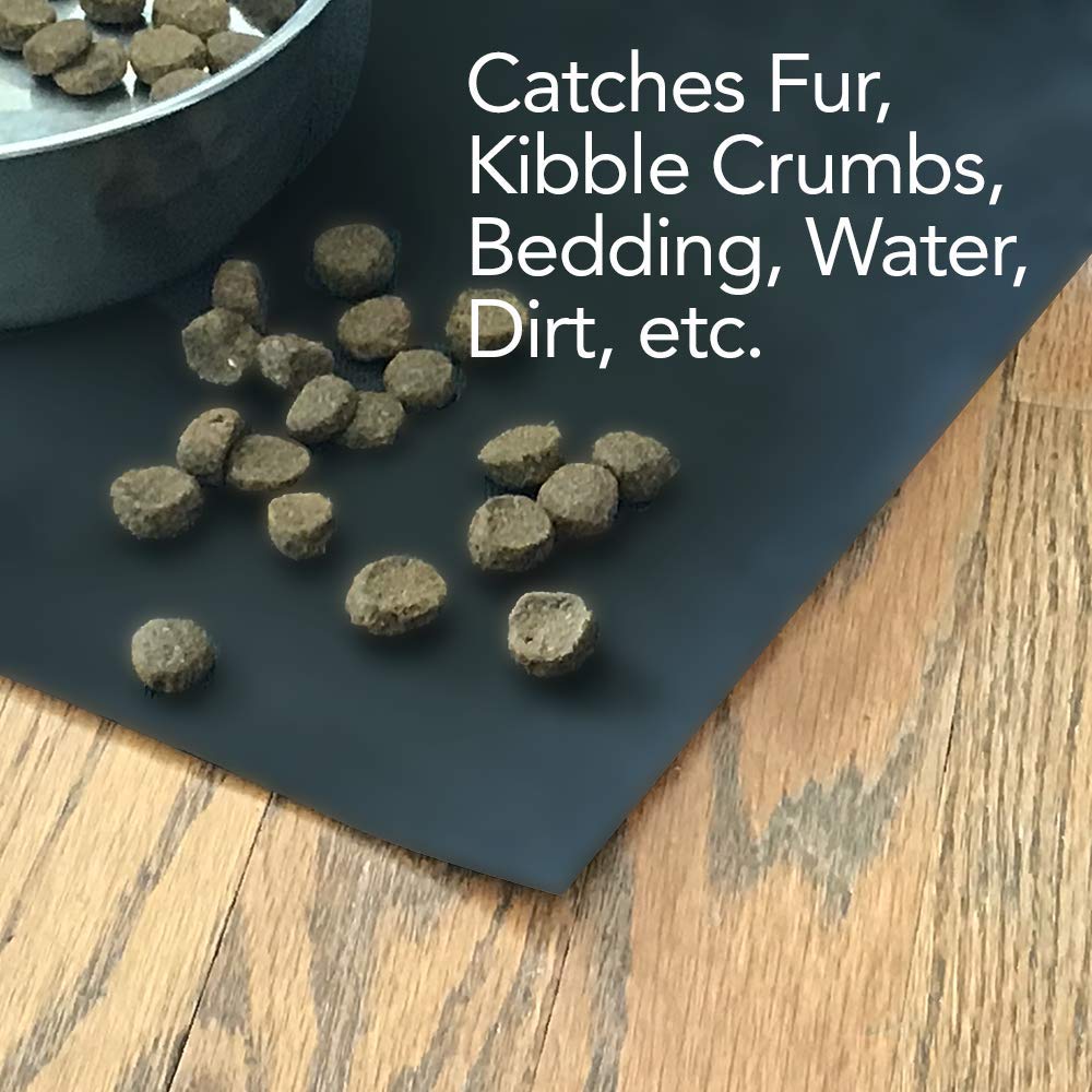 Resilia Under Dog Crate and Kennel Mat to Protect Floors, Water-Resistant Pad for Hard Floors and Surfaces, 30 Inches x 48 Inche