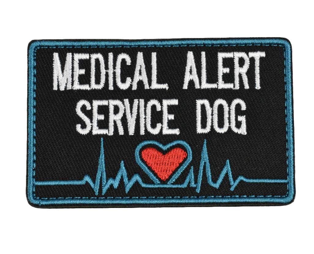 Jffcestore Service Vests/Harnesses Emblem Embroidered Fastener Hook & Loop Patch