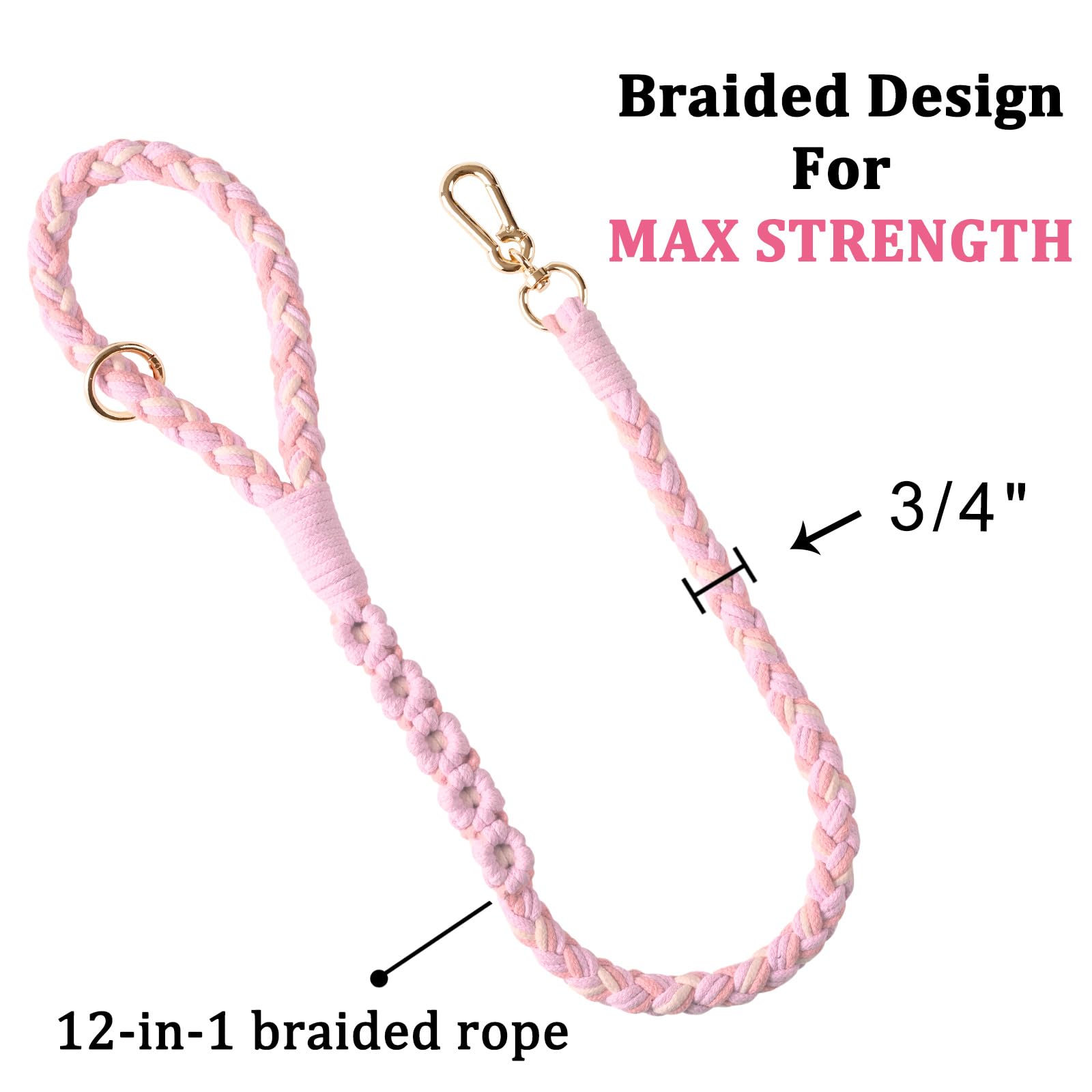 Dual Dog Leash,Double Dog 360 Swivel No Tangle Walking Leash,Comfortable Shock Absorbing Reflective Bungee For Two Dogs(Pink)