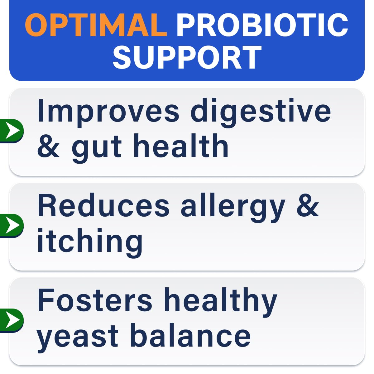 Bark&Spark Dog Probiotics & Digestive Enzymes (Gut Health) Allergy & Itchy Skin - Pet Diarrhea Gas Treatment Upset Stomach Relie