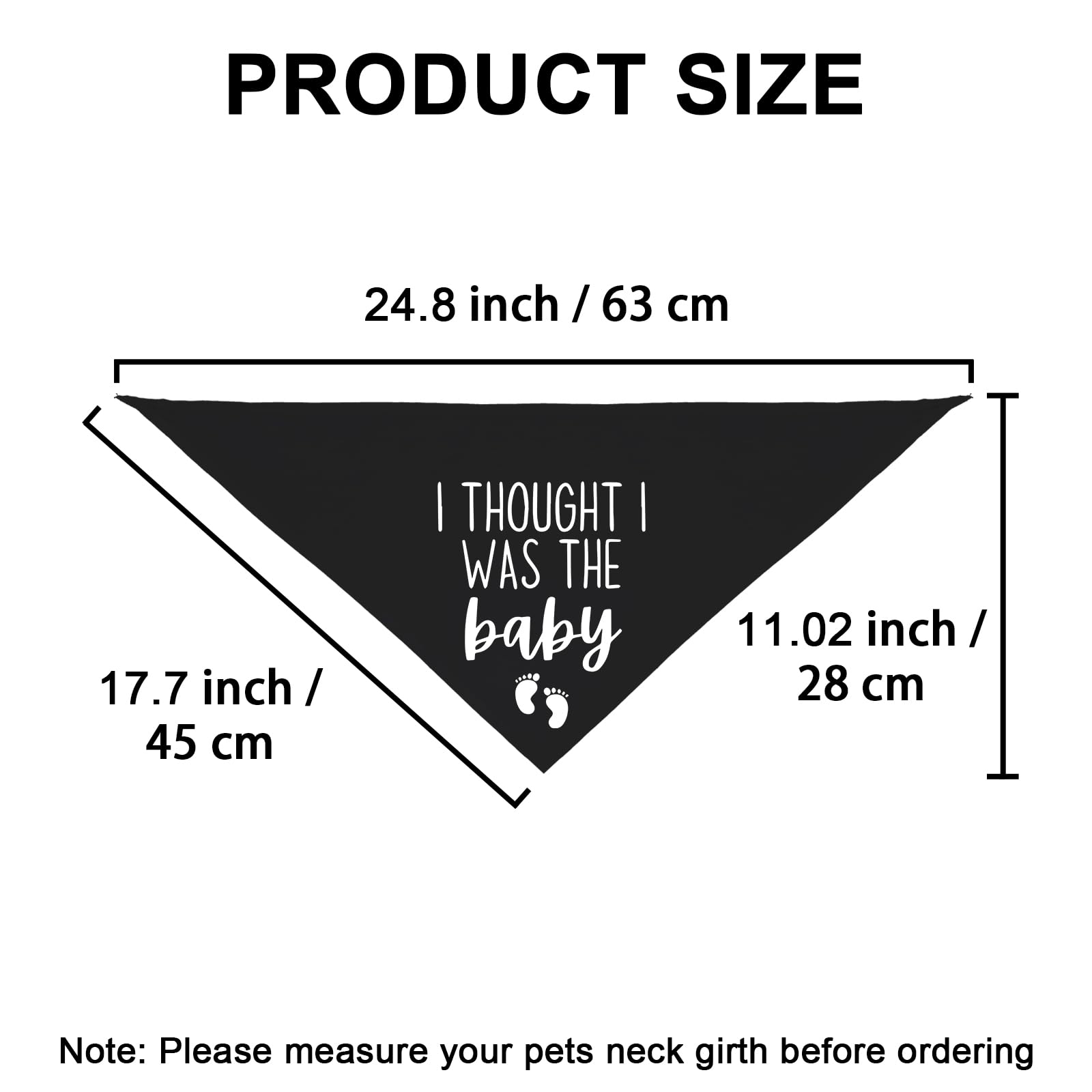 I Thought I Was The Baby Dog Bandana Pet Scarf Dog Pregnancy Announcement Bandana Pregnancy Dog Bandana For Dogs Pet Accessories