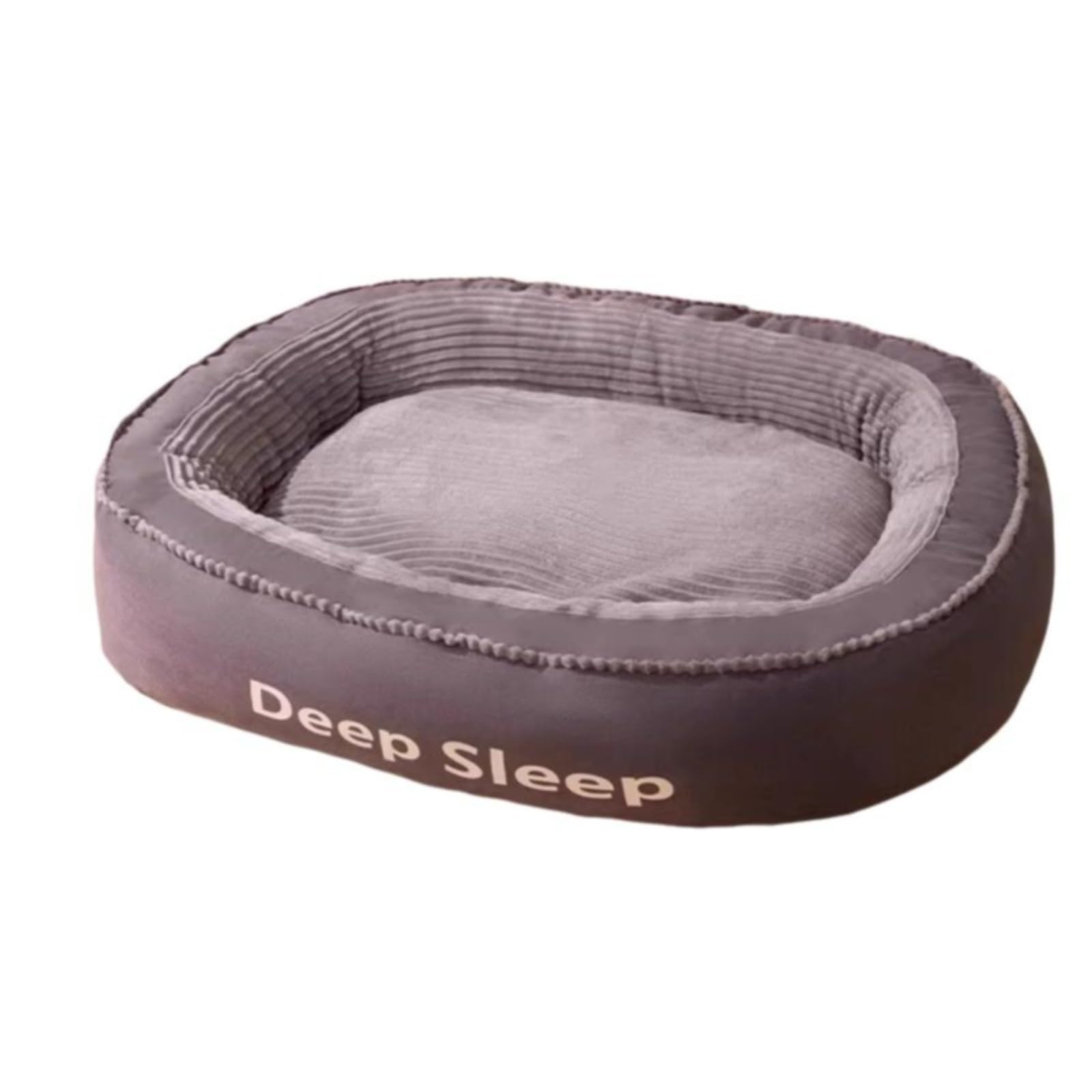 MERISHOPP Dog Bed, cleanable Pet Sofa, Large Orthopedic Dog Couch, Removable Cover Dark Gray 60 * 50 * 17cm