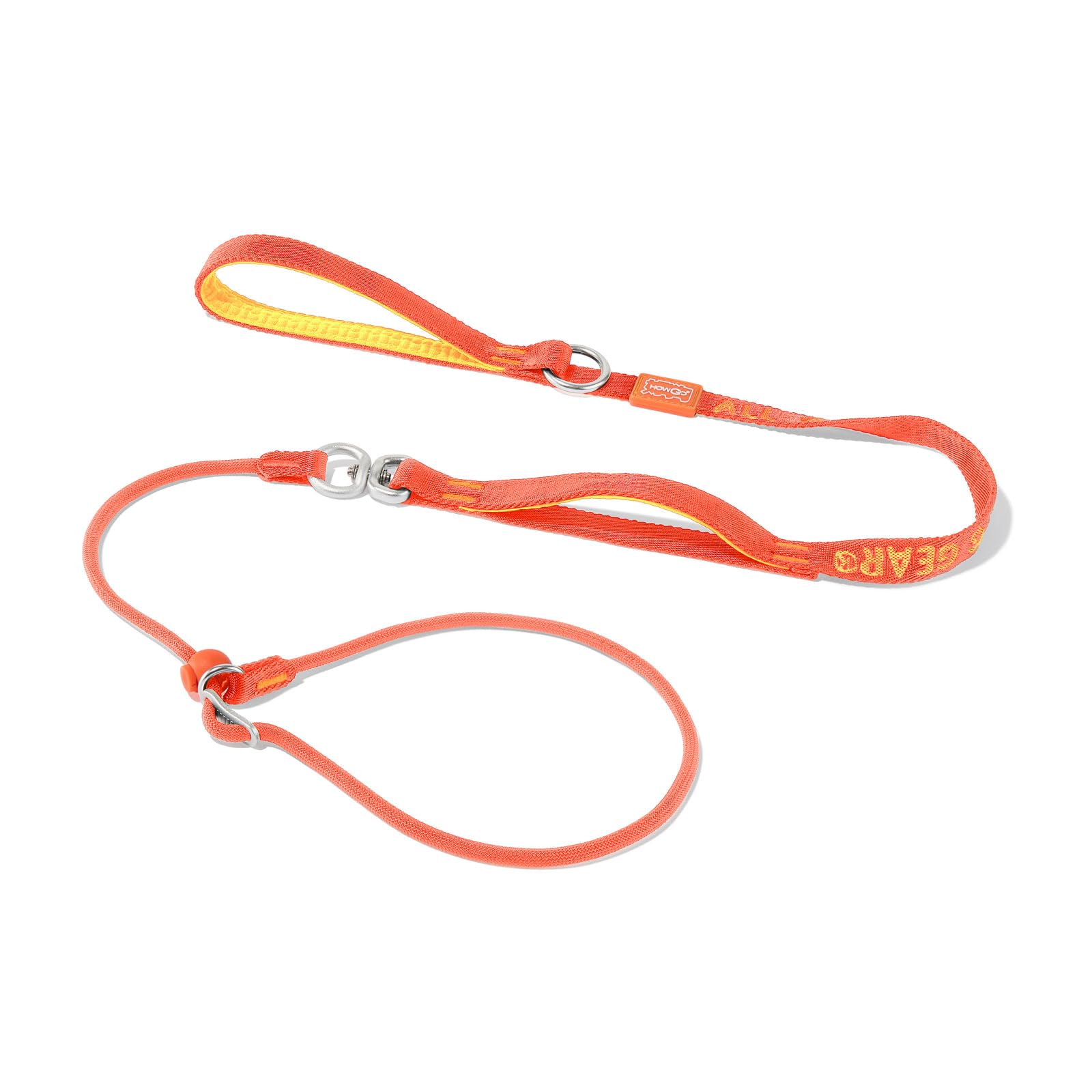 Slip Lead Dog Leash With Double Handles | Reflective Dog Training Lead With 360 Swivel Anti-Tangle | Heavy-Duty Leash And Collar