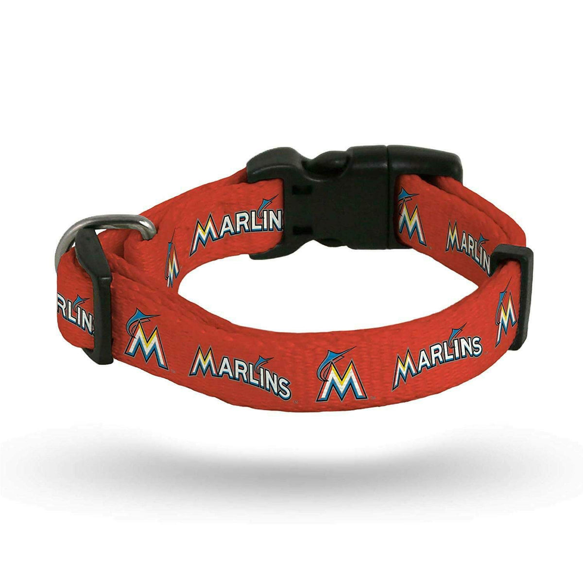 Rico Industries MLB Miami Marlins Pet CollarPet Collar Small, Team Colors, Small