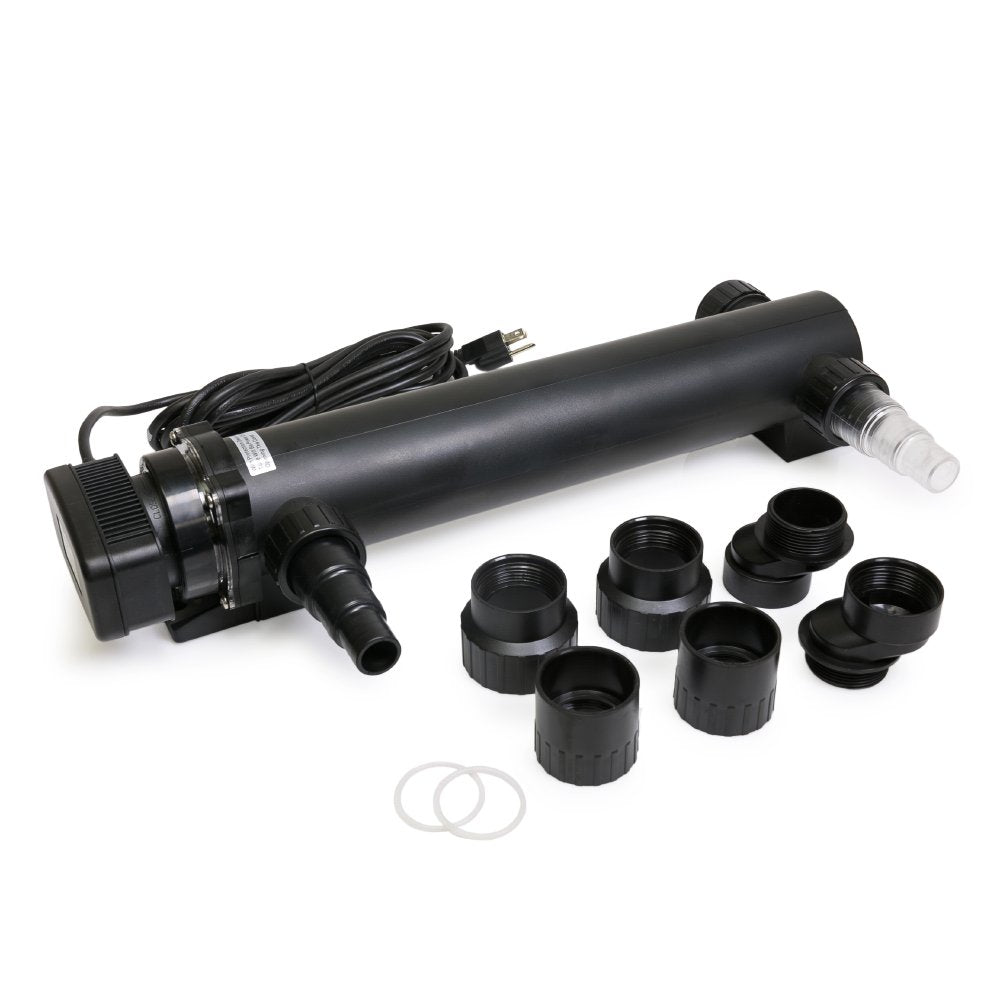 Oxyful 24W Non-Submersible Uv Ultraviolet 21.5' Light Clarifier Lamp Filter For Aquarium Koi Pond Fish Tank