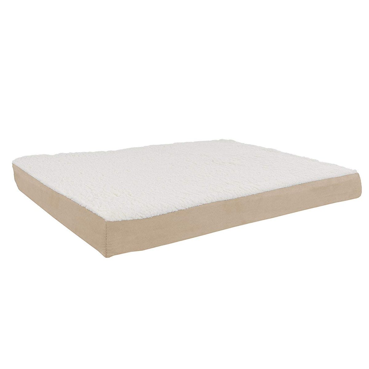 Petmaker Orthopedic Dog Bed - 2-Layer Memory Foam Dog Bed With Machine Washable Sherpa Top Cover - 36X27 Dog Mattress For Large 