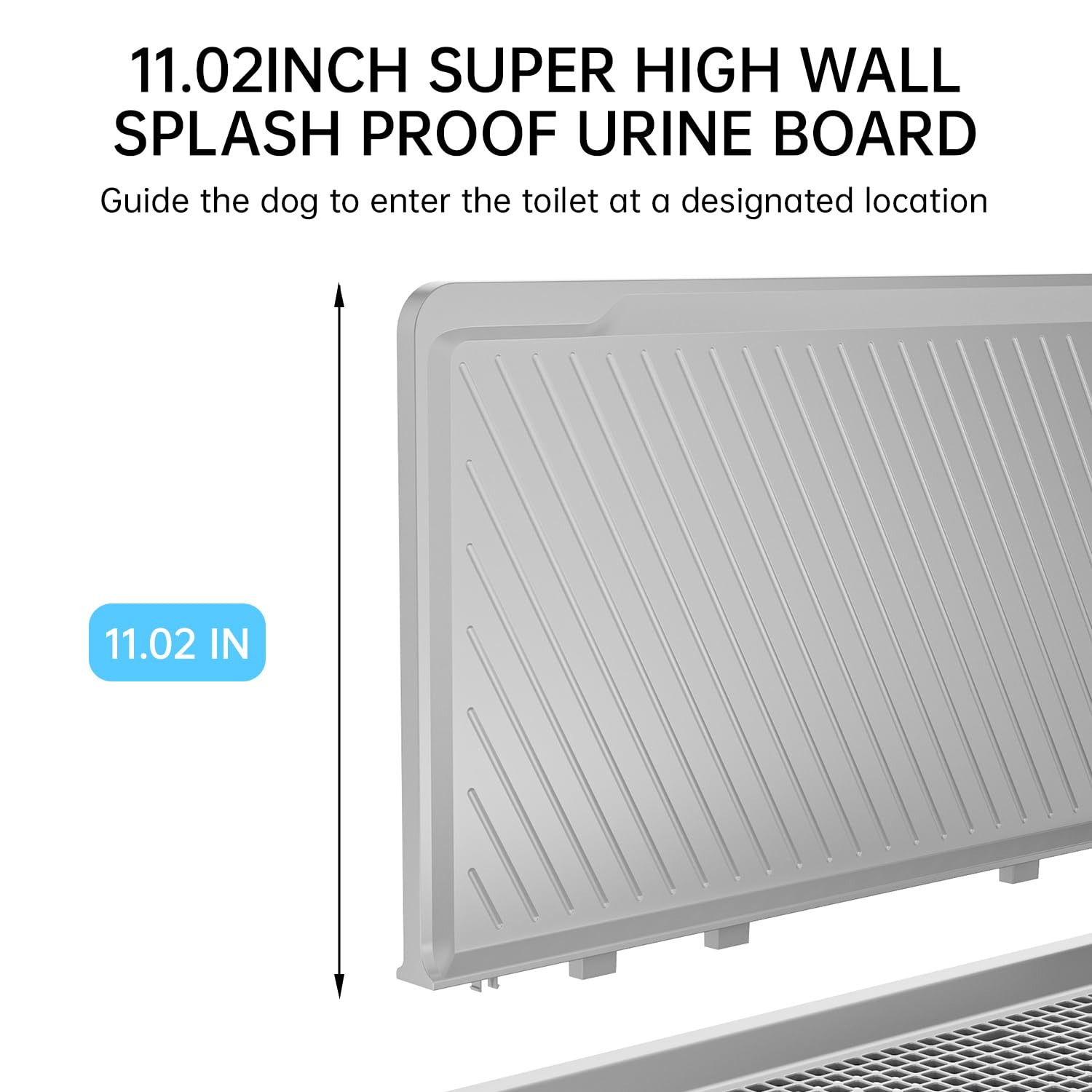 Kola Panda Dog Pee Pad Holder With High Wall,25.59''X19.69'' Inch Indoor Dog Potty Tray For Small/Medium Dogs,Pet Toilet White
