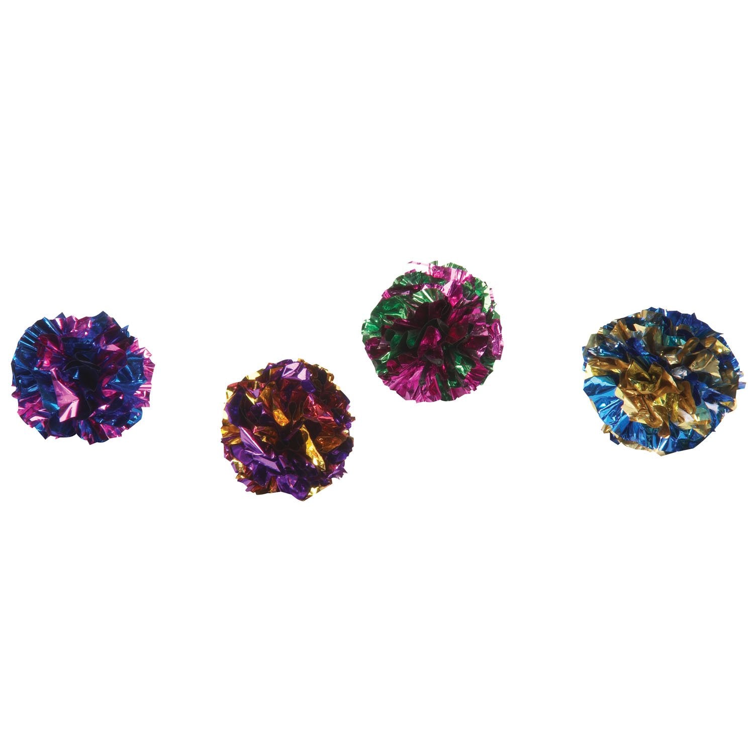 Zanies Mylar Balls Cat Toys, 35-Piece Canisters