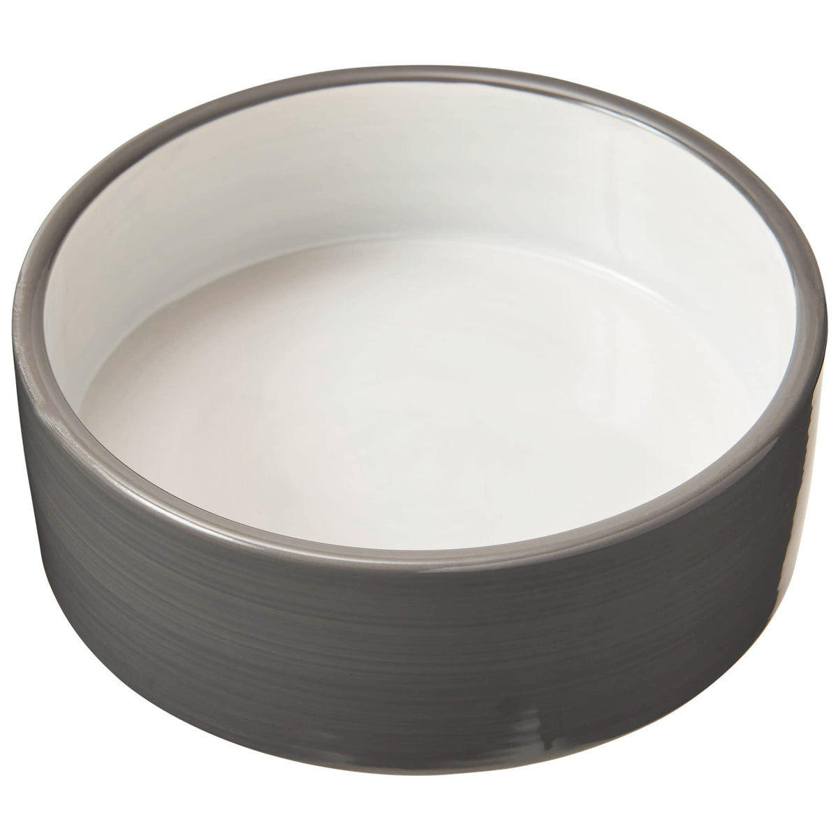 SPOT Ethical Pet Products 68054700: Dish 2-Tone Grey 5In