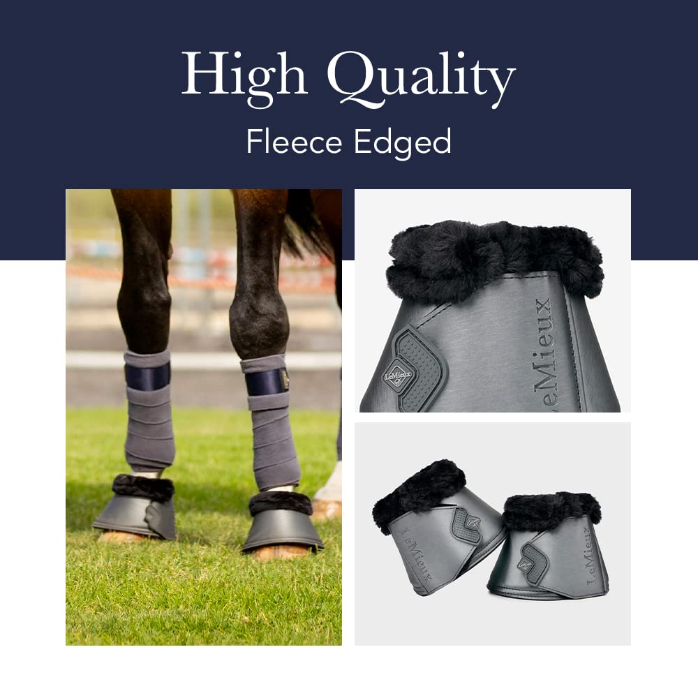 Lemieux Rubber Bell With Fleece Overreach Horse Boots - Protective Gear And Training Equipment - Equine Boots, Wraps & Accessori