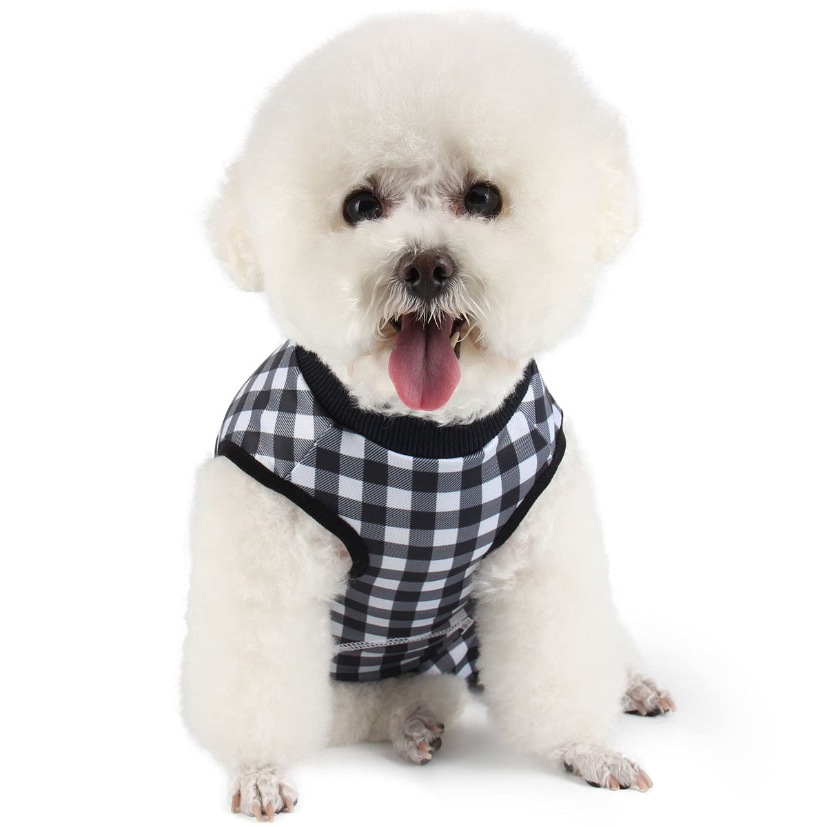 Etdane Dog Recovery Suit For Female Male Dog Onesie For Surgery Dog Surgical Suit After Spayed Dog Neuter Body Suits Fit Small Medium Dog With Pee Hole Black Plaid/Large