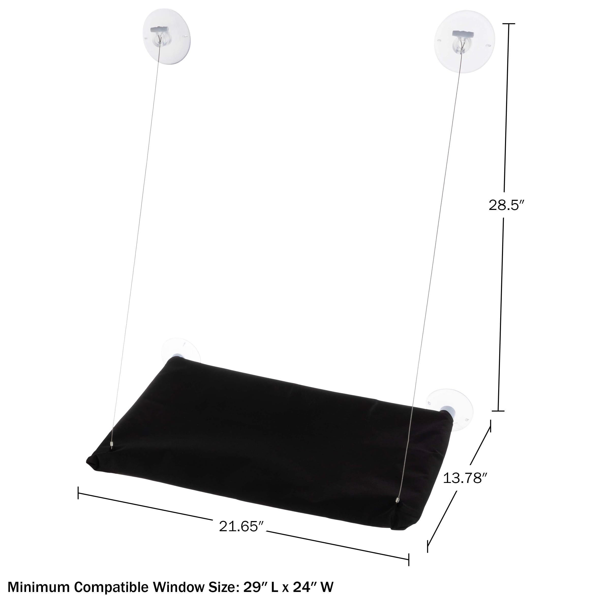 Cat Window Perch - Cat Window Hammock With Strong Suction Cups And Removable Machine Washable Oxford Cloth Cat Bed For Large Cat