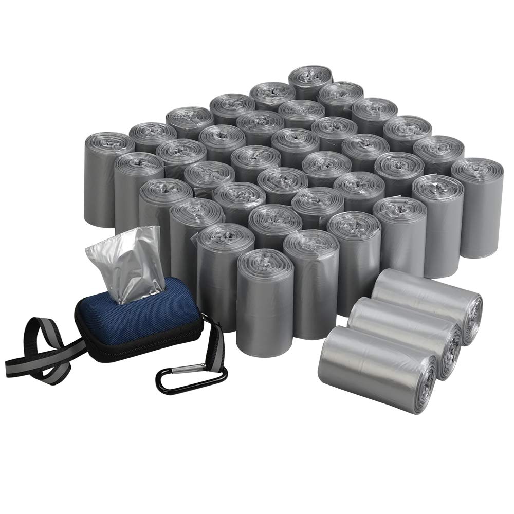 Qskely 1400 Count Dog Waste Bags, 9.06 X 13.78 In, Leak-Proof, 40 Rolls, Easy Tear-Off Design