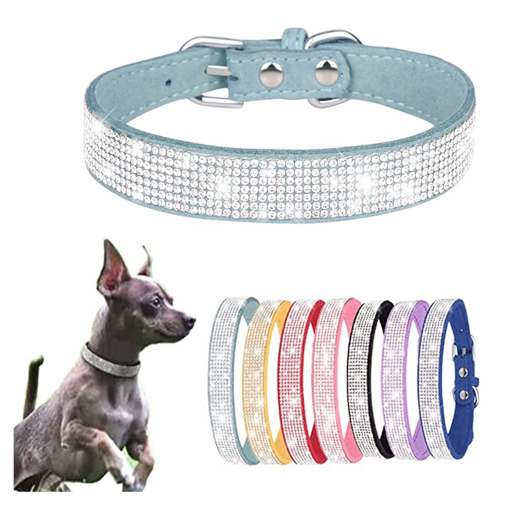 Xsmall Dog Collar Girl Rhinestone Dog Collars Bling Diamond Cute Sparkly Jewelry Cat Collar For Xs Small Medium Large Girl Femal