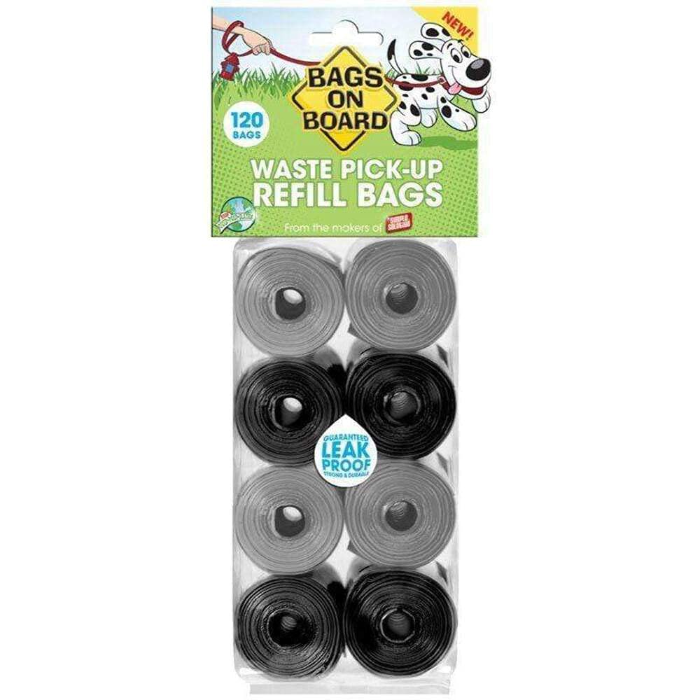 Bags On Board Waste Pick-Up Refill Bags Black
