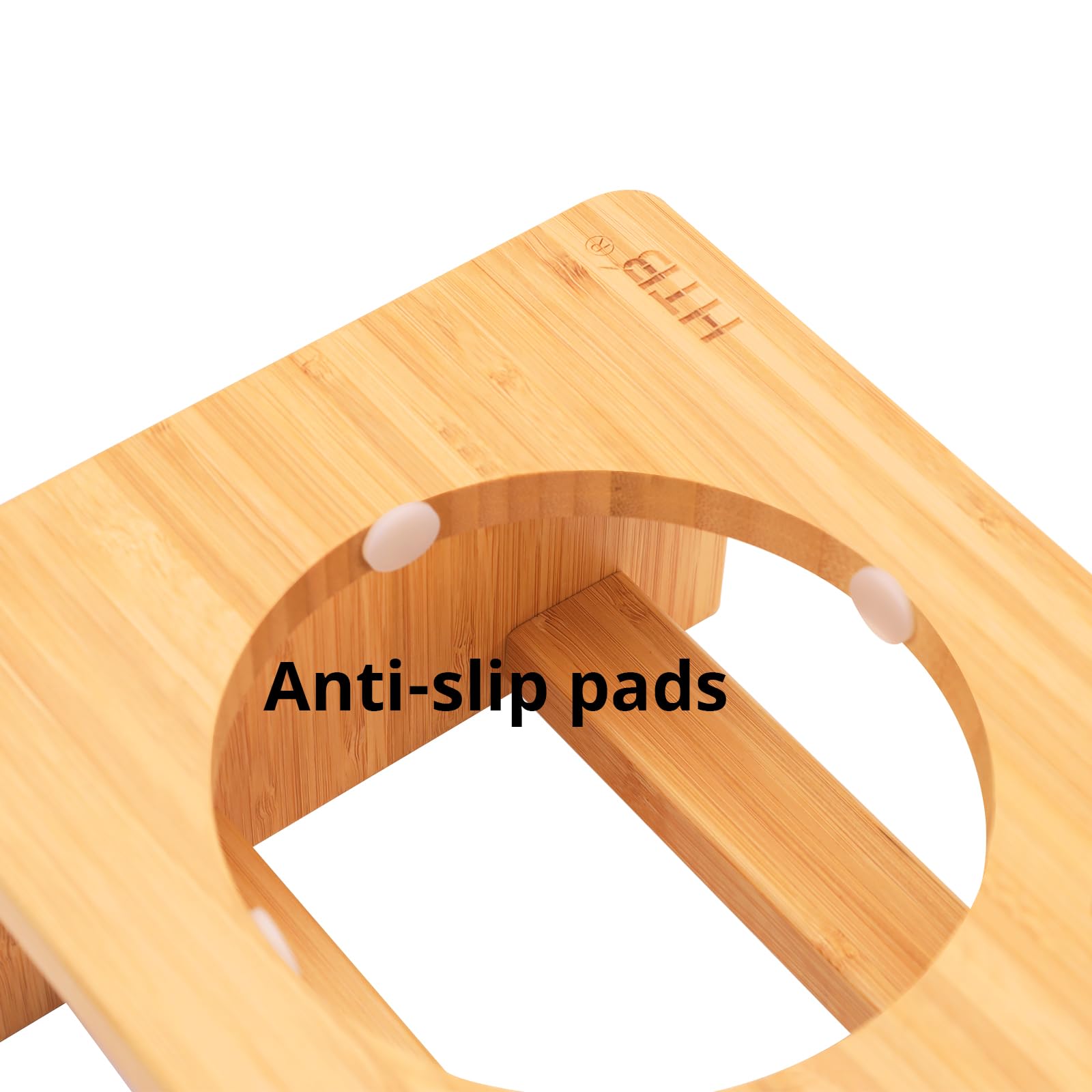 HTB Elevated Dog Bowls,Raised Dog Bowl Stand with 2 Stainless Steel Bowls,Elevated Raised Dog Bowls for Large Medium Small Sized