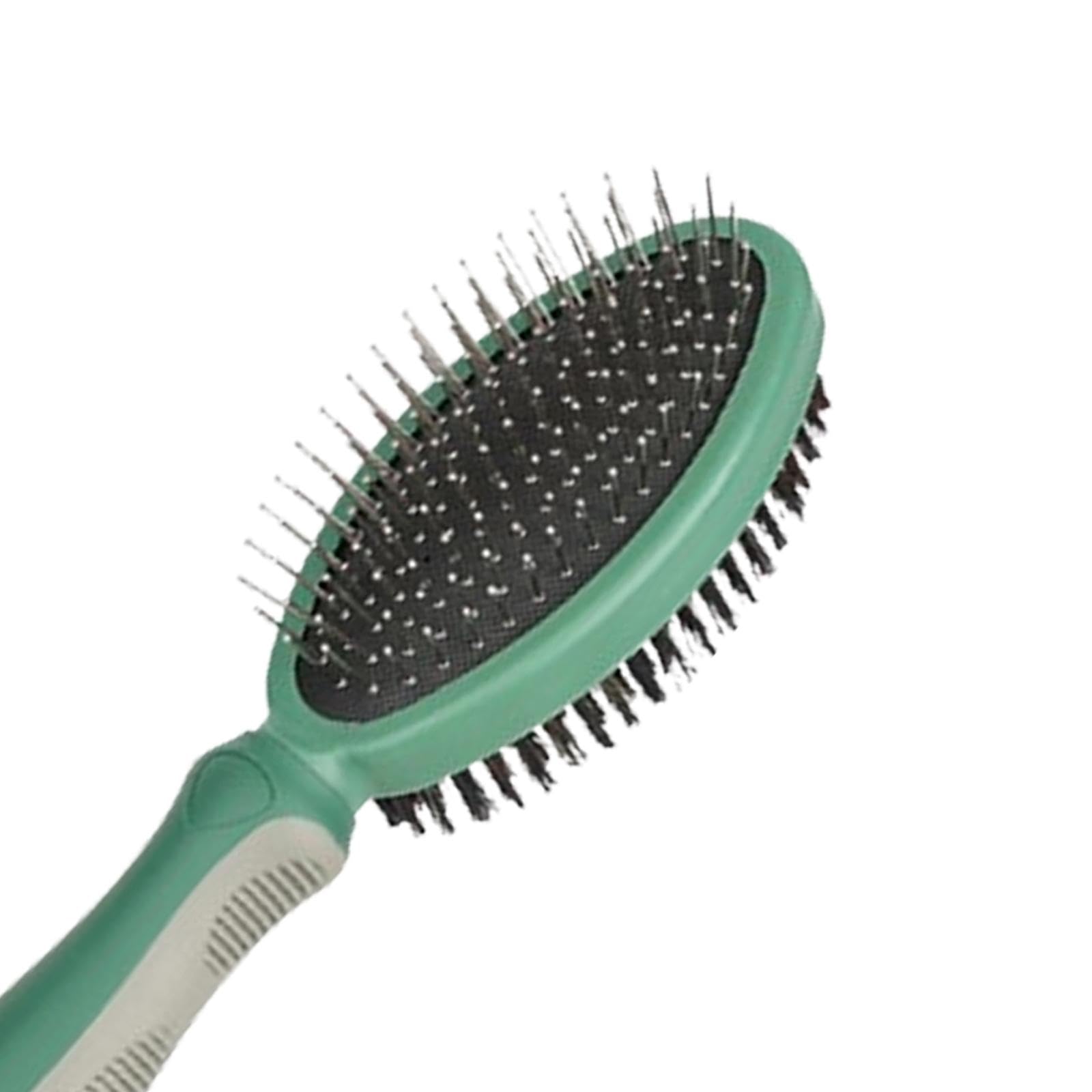 Enakshi Double Sided Pet Slicker Brush Pet 2 Sided Grooming Brush for Dogs and Cats Green|Pet Supplies | Dog Supplies | Grooming