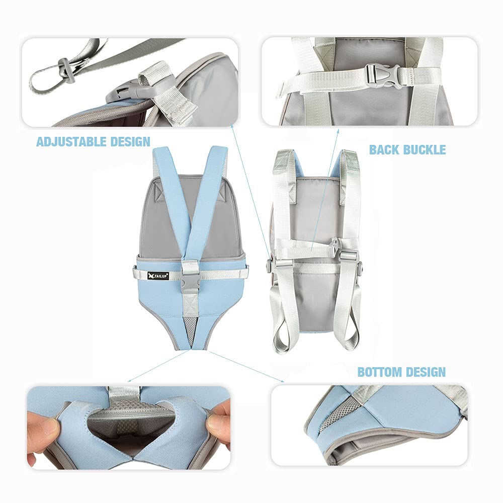 Leconpet Pet Dog Carrier Legs Out Front Backpack Adjustable Teddy Outdoor Chest Backpack For Small And Medium Dog With Fixed Buc