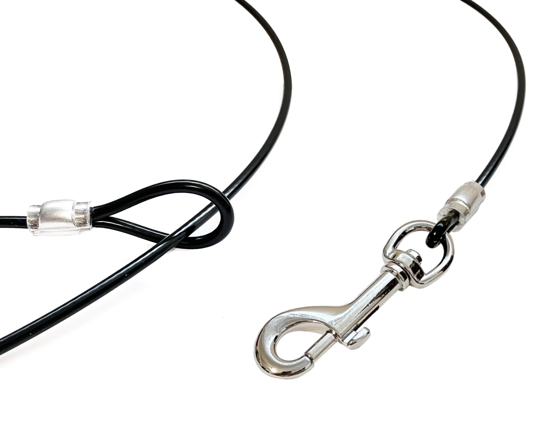 Training Tie Down - Short Tether for Dogs & Teething Puppies (4 feet)