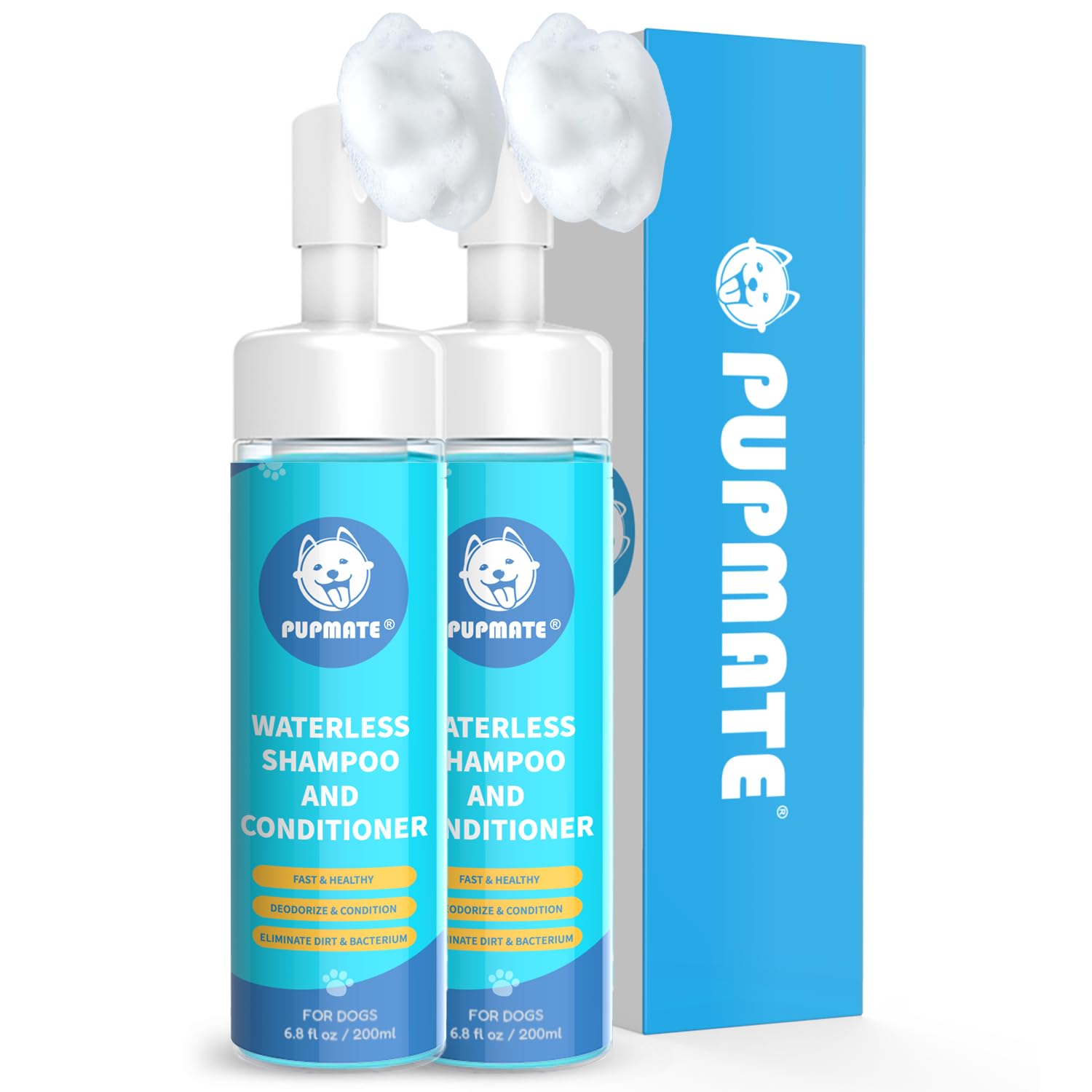 Paw Cleaner | No-Rinse Foaming Cleanser For Dogs Cats | 7 Fl Oz | Gentle And Safe | Pleasant Smell | Deep Clean Pet Paws | Bottl