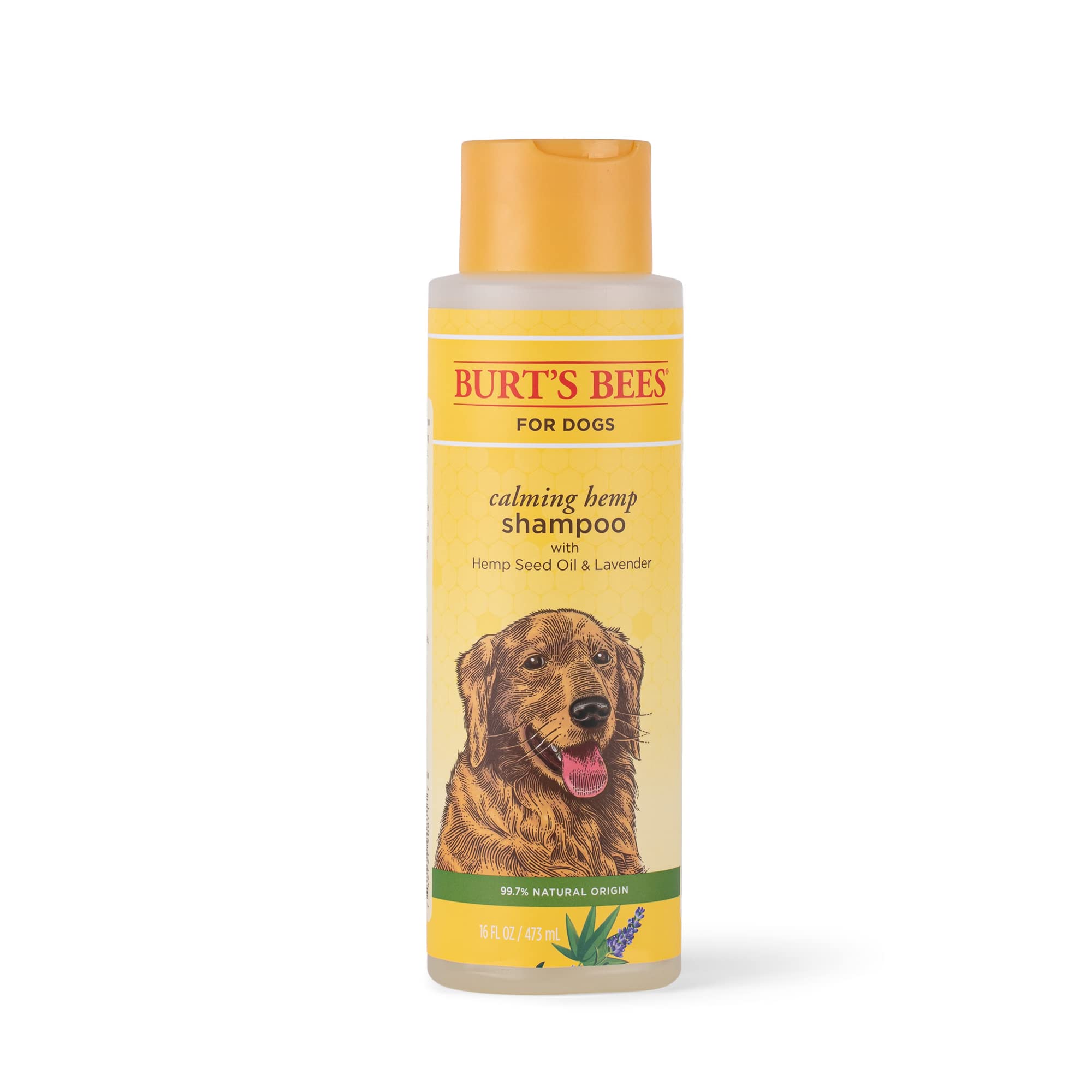 Burt's Bees for Pets Calming Dog Shampoo With Hemp Seed Oil and Lavender - 95% Natural Origin Formula, Gentle and Best for Dogs,