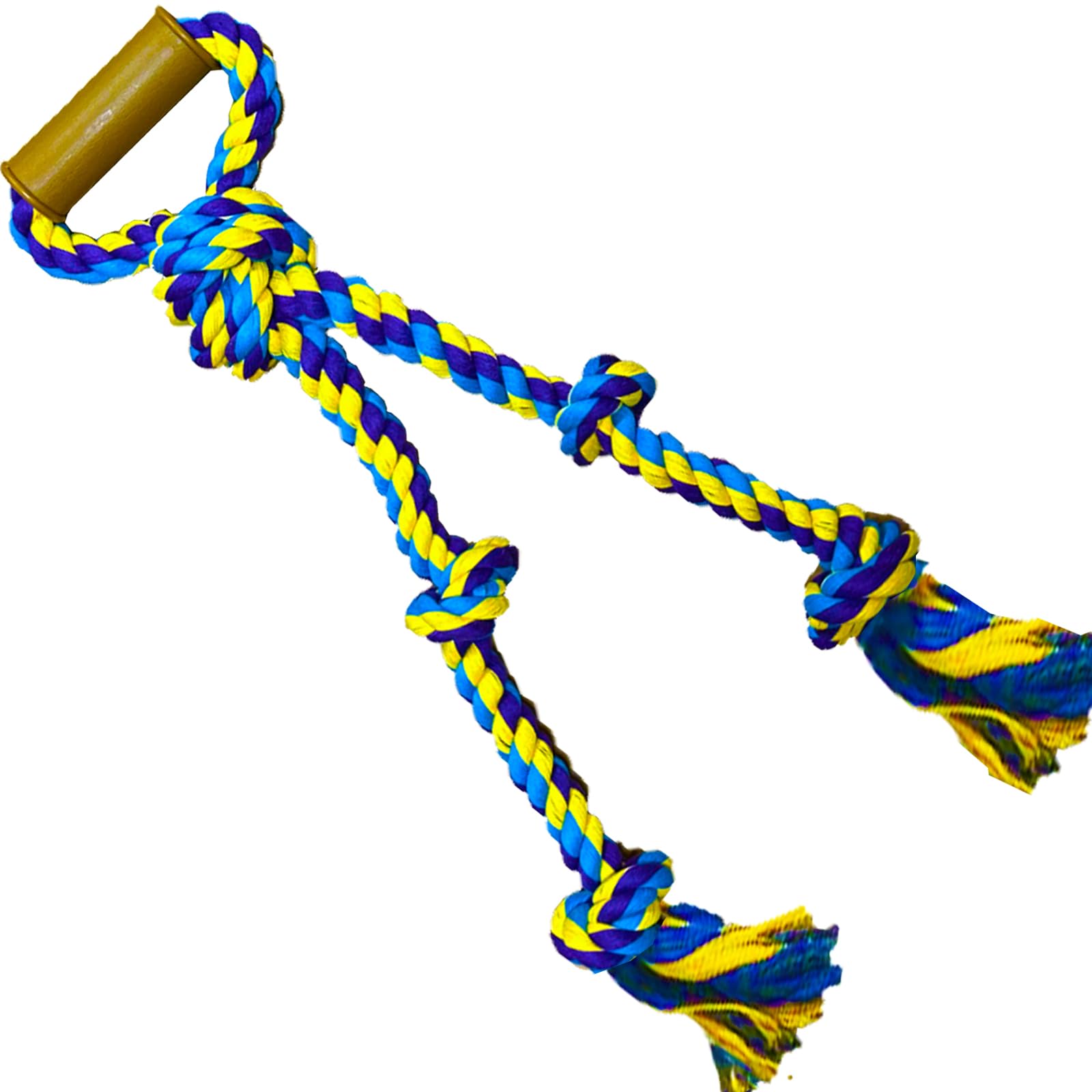 Fejapa Large Dog Rope Toys For Aggressive Chewers - Pitbull Tug Of War, Heavy Duty, Outdoor, Medium To Large Breed Dog Chew Rope