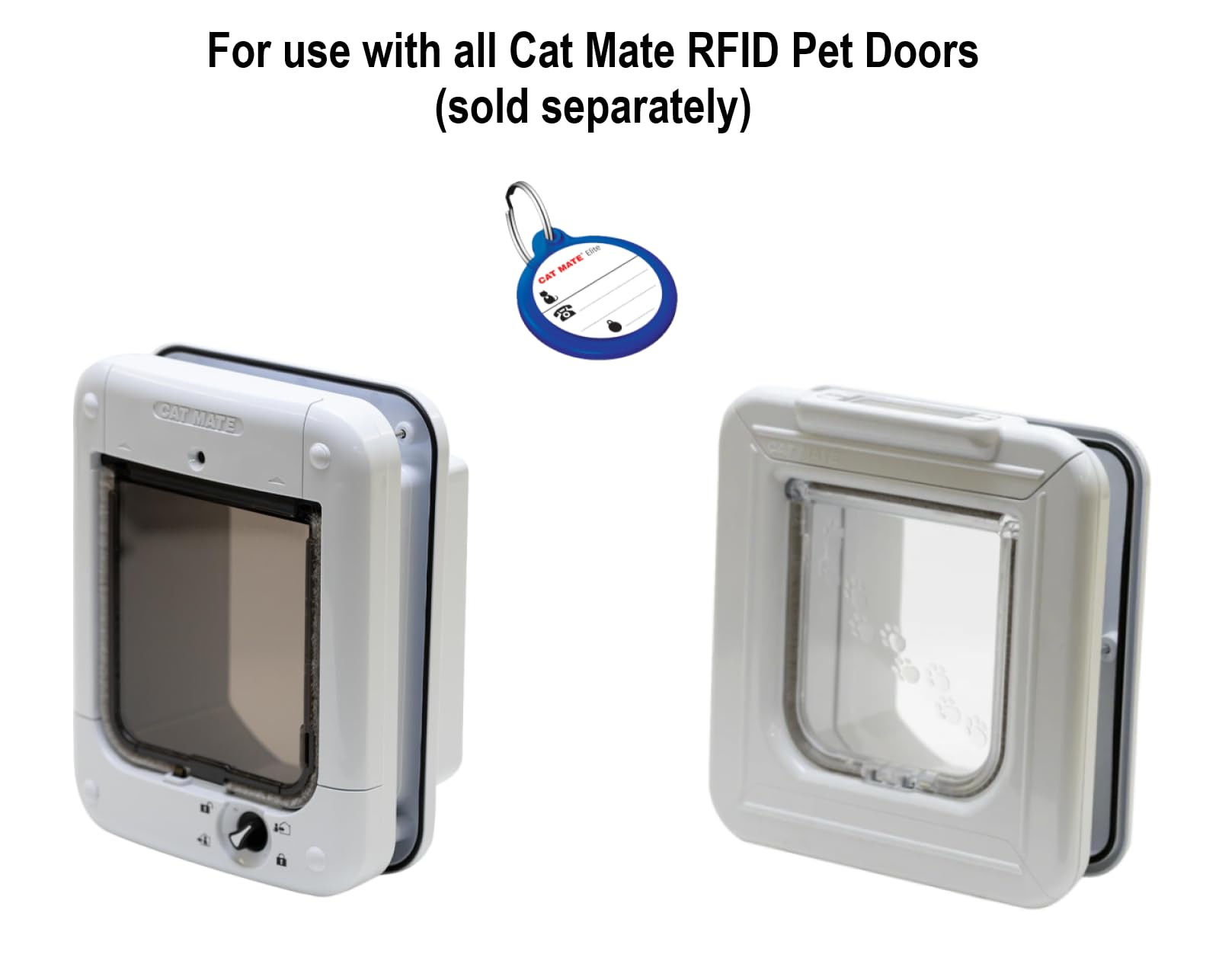 Cat Mate Collar Worn Pet Id Disc For Use With All Cat Mate, Dog Mate, And Closer Pets Products