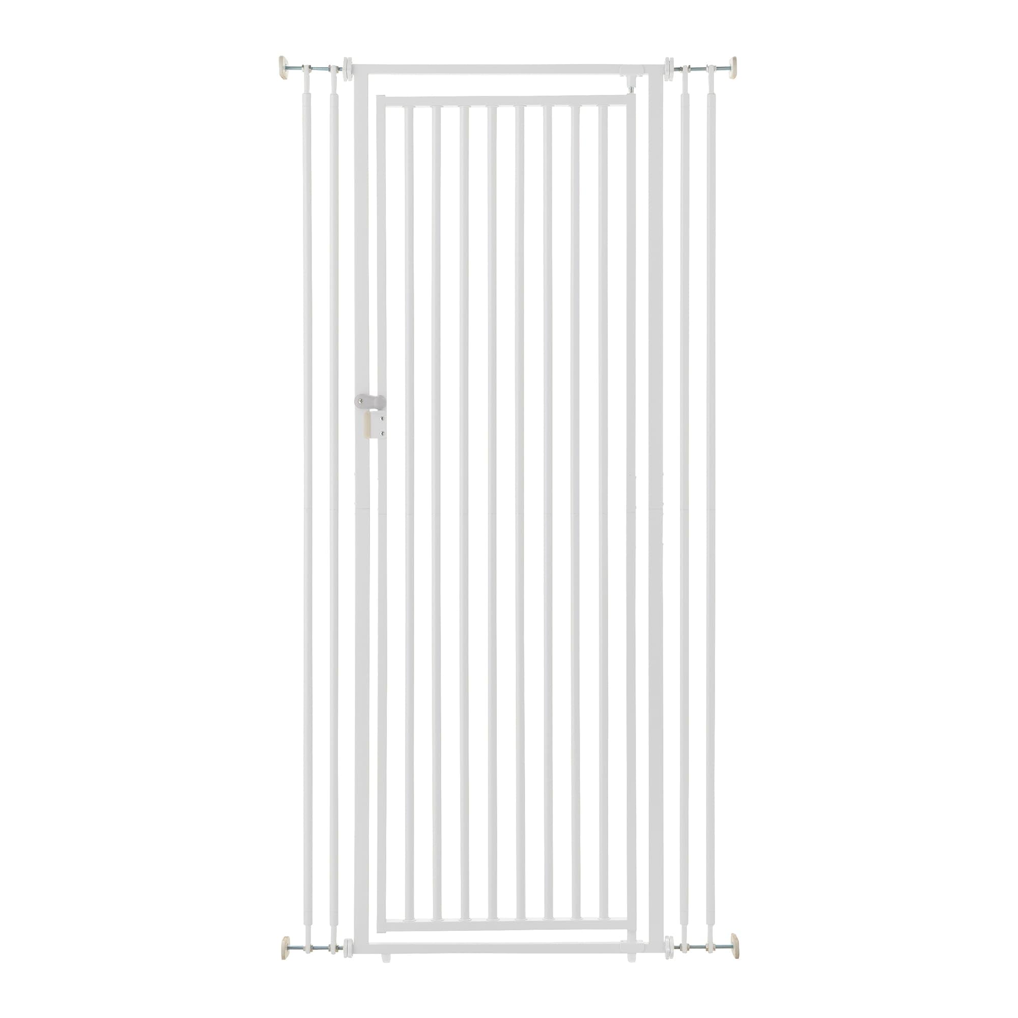 Richell Steel 70-inch Extra Tall Cat Safety Gate 28 - 37.5 Wide White