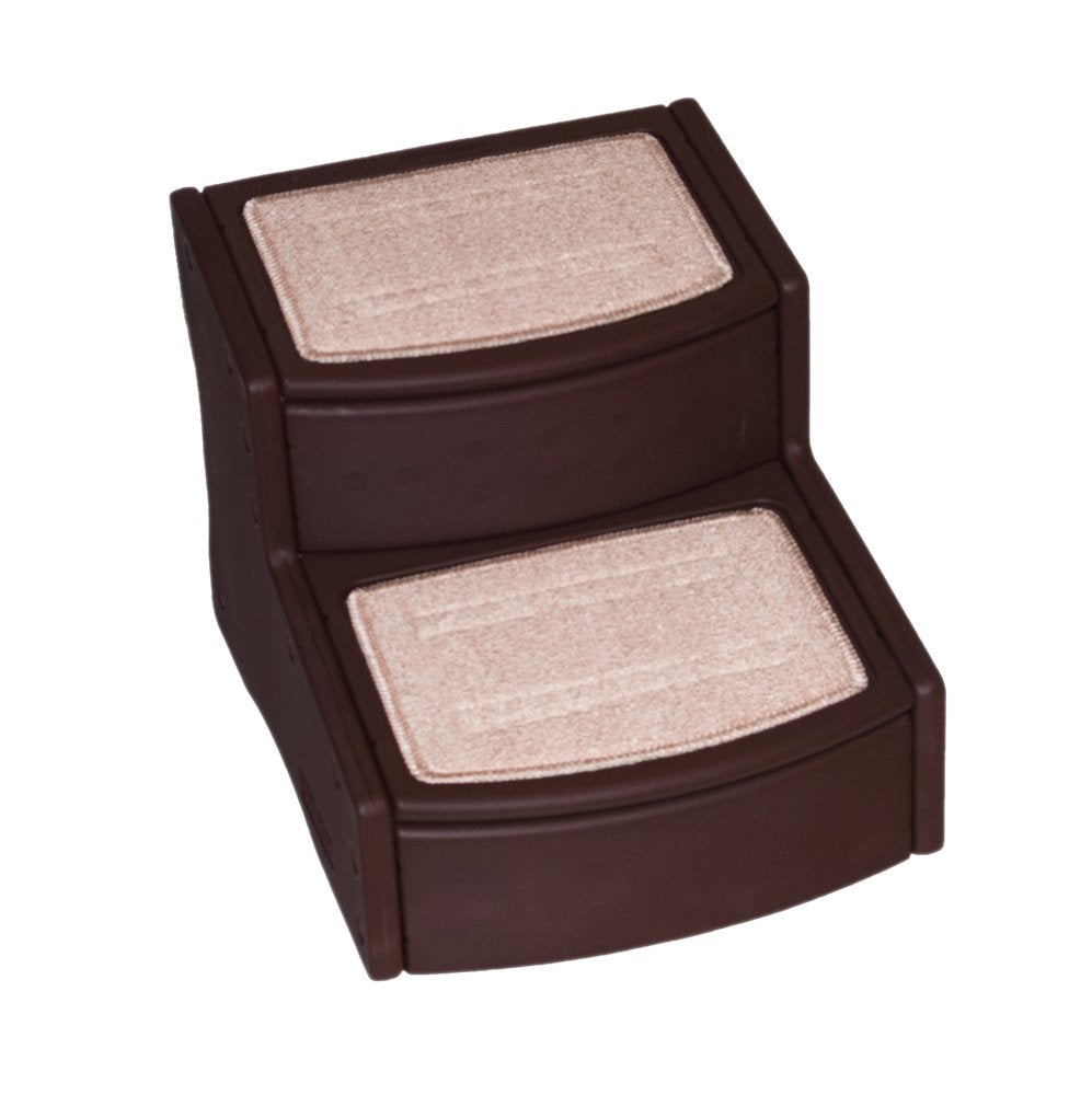 Pet Gear Easy Step Ii Pet Stairs, 2 Step For Dogs Up To 75-Pounds, Portable, Removable Washable Carpet Tread, No Tools Required, Available In 4 Colors