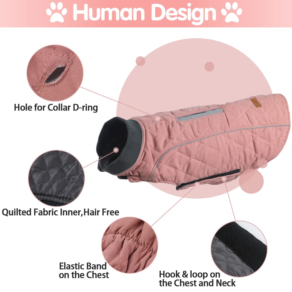 Emust Dog Jackets For Winter, Thick Dog Clothes For Medium Dogs Boy, Coats For Dogs Winter, Dog Coats For Cold Weather, 7 Sizes