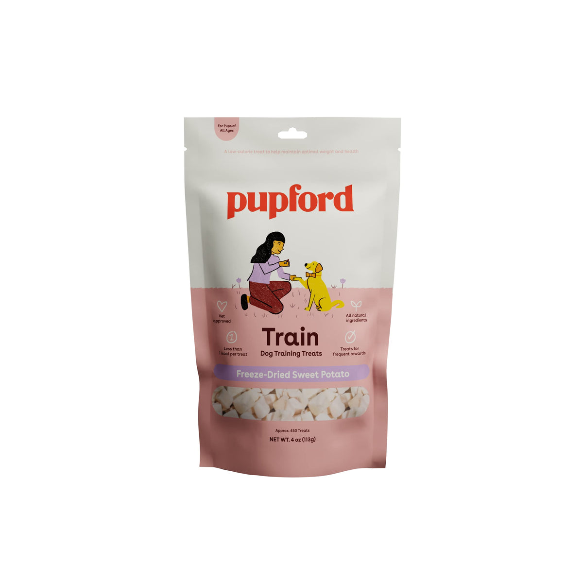 Pupford Freeze Dried Dog Training Treats, 450+ Puppy & Dog Treats, Low Calorie, Vet Approved, All Natural, Healthy Training Trea