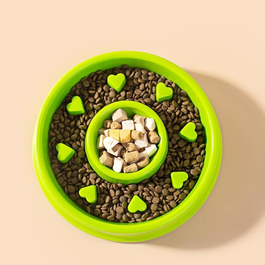 Psk Pet Mart Slow Feeder Dog Bowl Slow Feeder Slow Eating Dog Bowl Cat Slow Feeder Dog Food Bowls To Slow Down Eating Dog Slow F