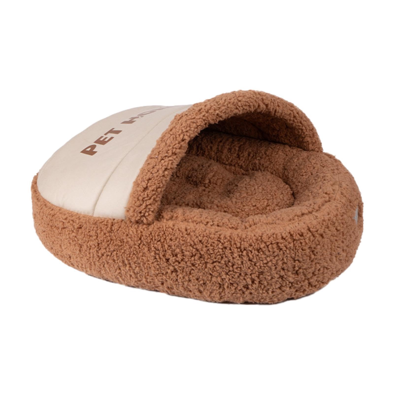 CALANDIS Slipper Cat Bed with Cover Comfortable Dog Bed Soft Cozy for Small Dogs 65x45cm | Beds | Dog Supplies | Pet Supplies