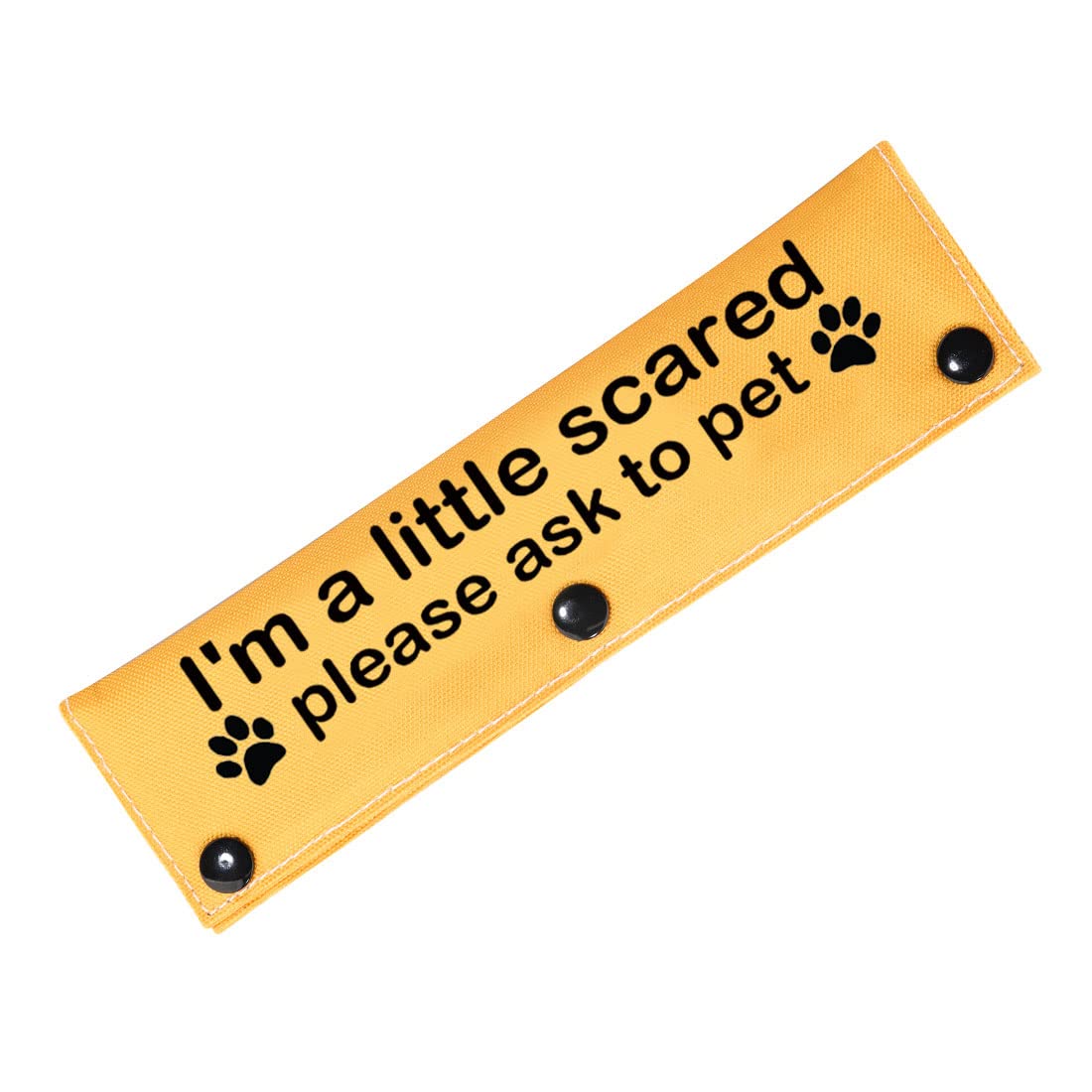 Pwhaoo Scared Dogs Leash I'M A Little Scared Please Ask To Pet Dog Leash Wrap Anxious Dogs Leash Sleeve (Little Scared Sleeve)