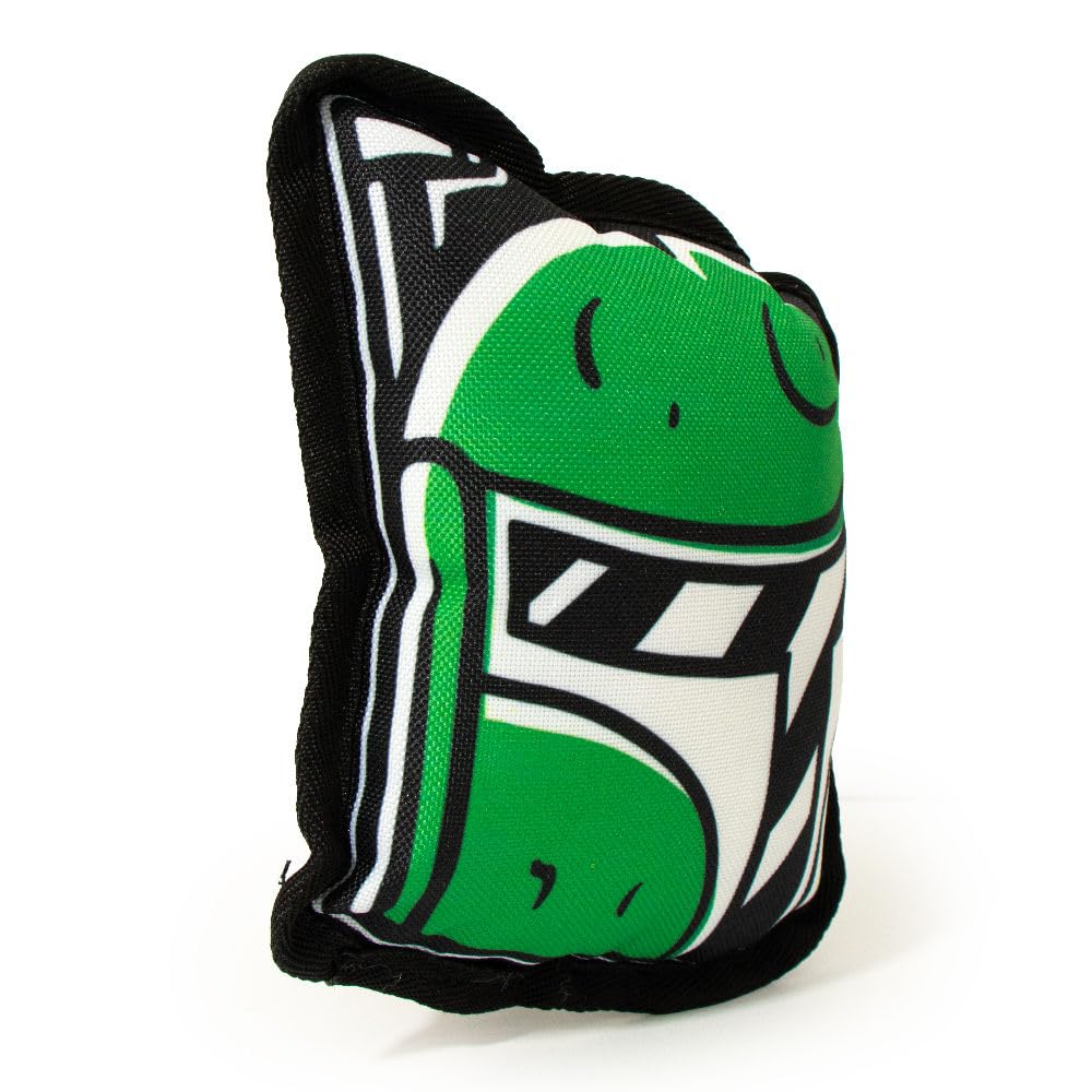 Buckle-Down Dog Toy, Star Wars, Ballistic Squeaker Boba Fett Head 5.0'' X 6.0''