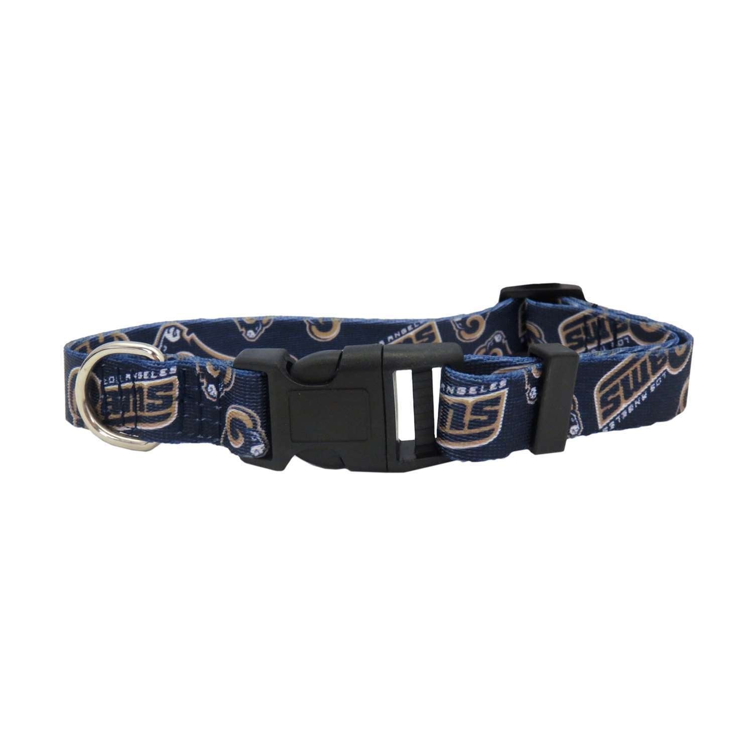 Littlearth Unisex-Adult Nfl Los Angeles Rams Pet Collar, Team Color, Large