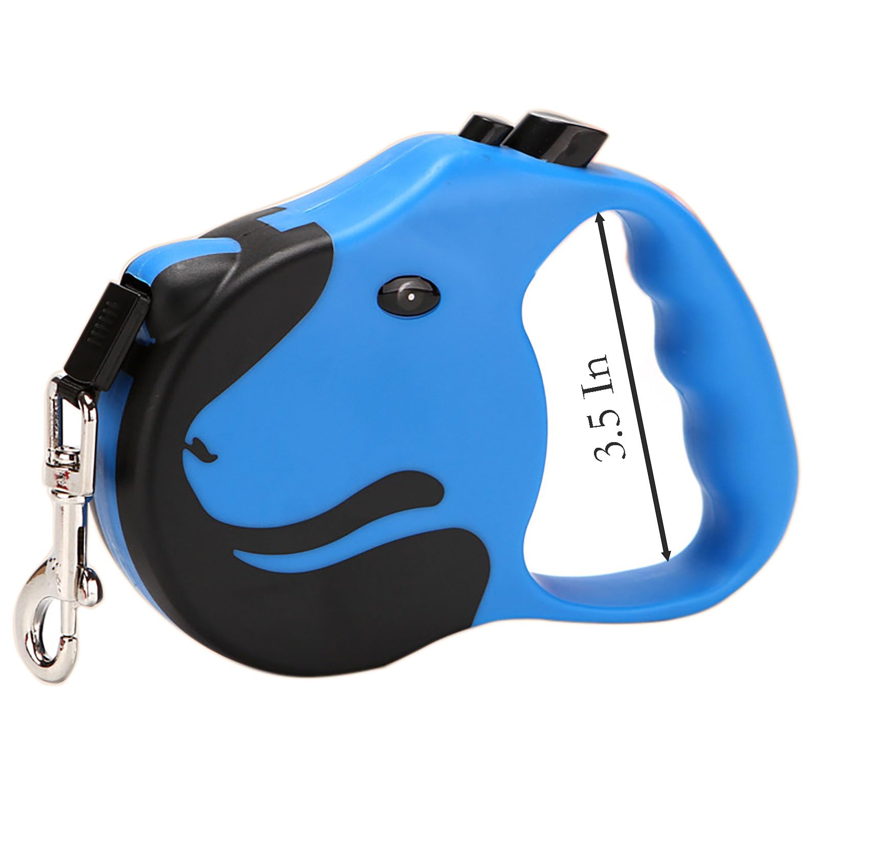 Retractable Dog Leashe, 16 Feet Blue Automatic Dog Walking Rope With Switch And Non-Slip Handle For Walk A Dog (Blue)