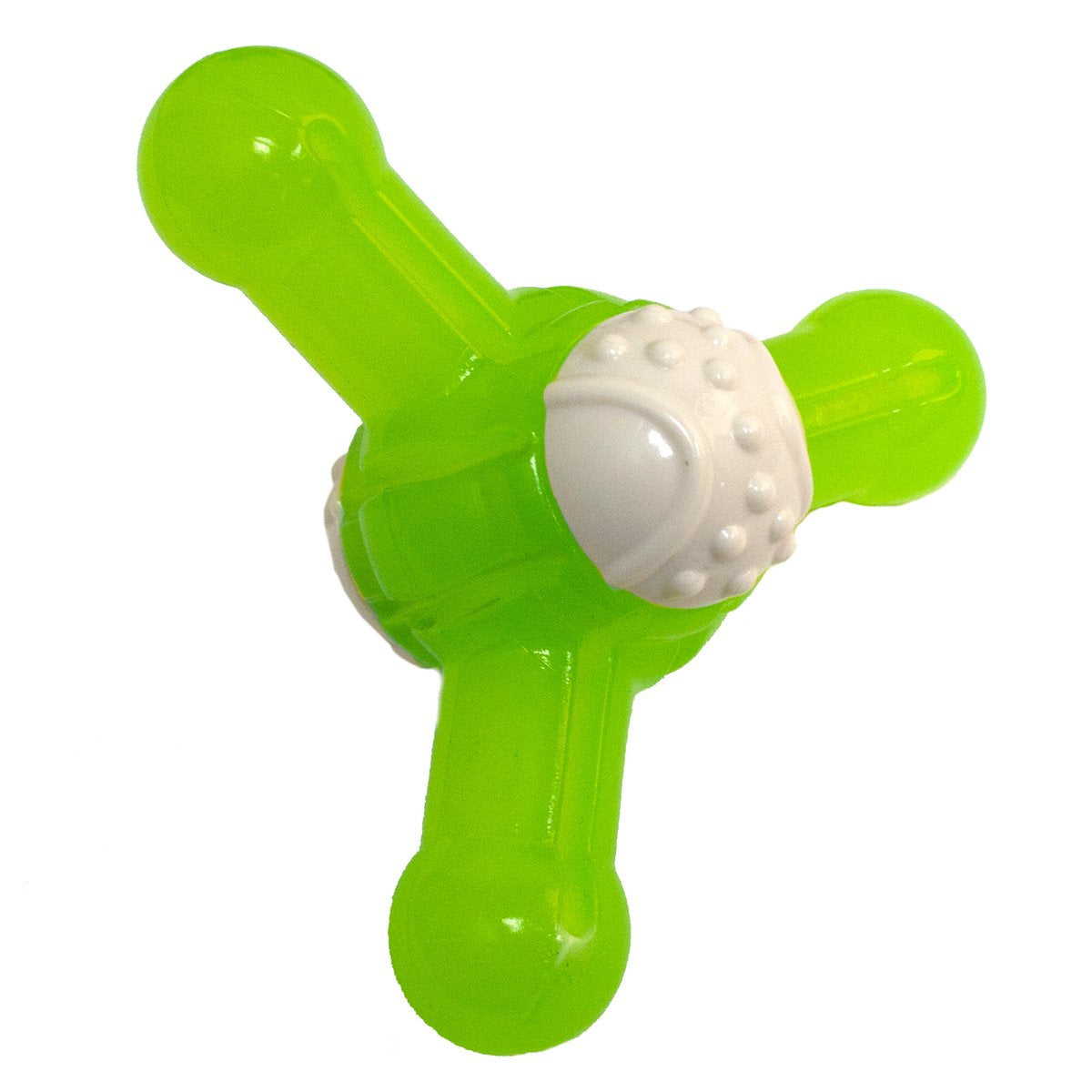 Hyper Pet Hyper Squawkers Dog Jack Durable Dog Toy Designed From Tpr And Nylon With An Enticing Giggle Noise Medium