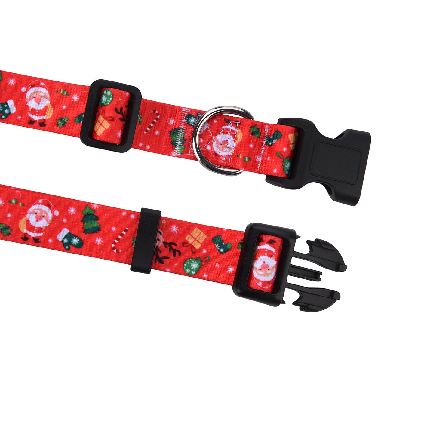 Mihqy Christmas Dog Collar And Leash Set - Premium Adjustable Dog Collar For Small Medium Large Dogs (Christmas Set,Xs)