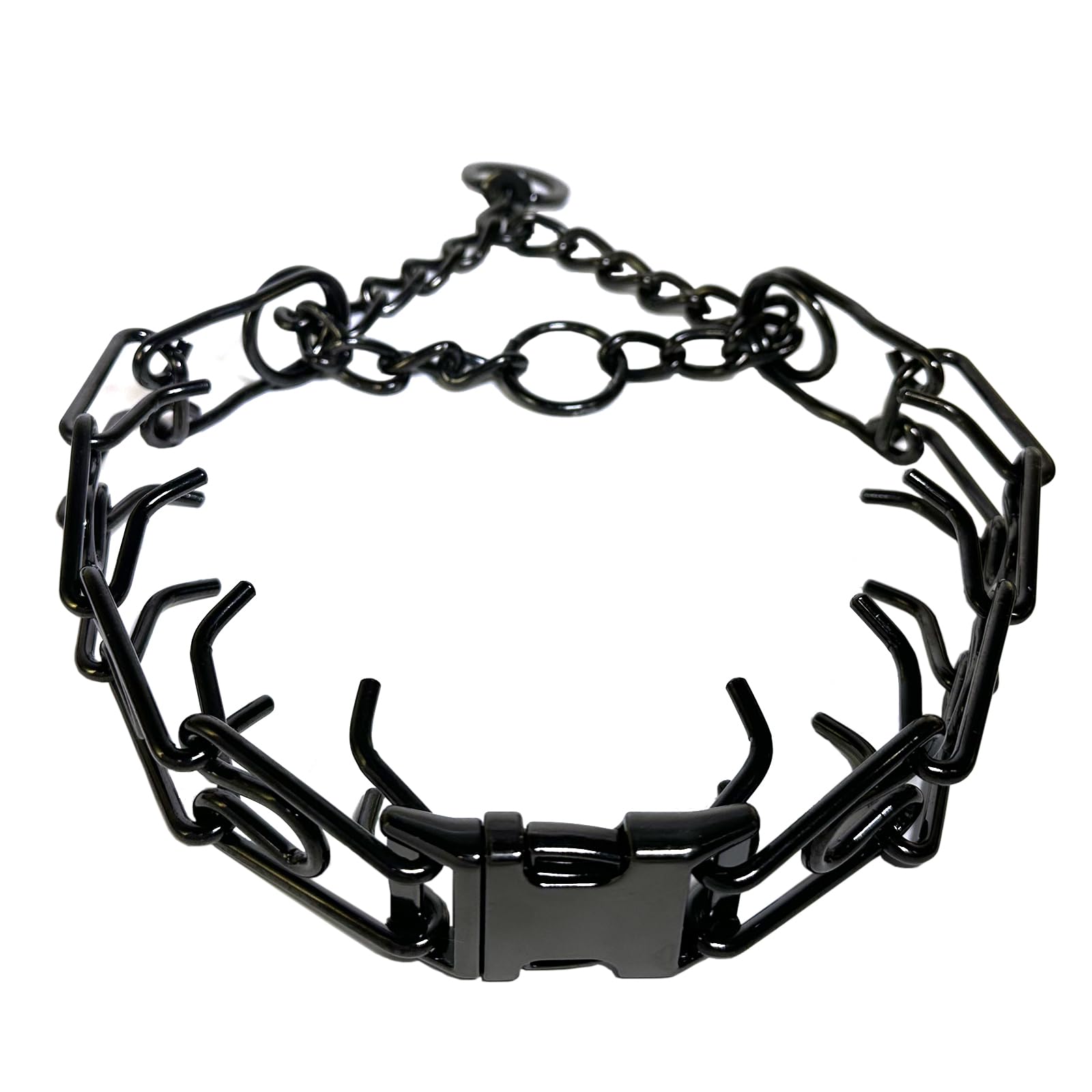 Dog Collar, Adjustable Dog Collar With Comfort Cap For Collars Of Small, Medium And Large Dogs (Xl(21-24' Neck, 4.0Mm), Blcak)