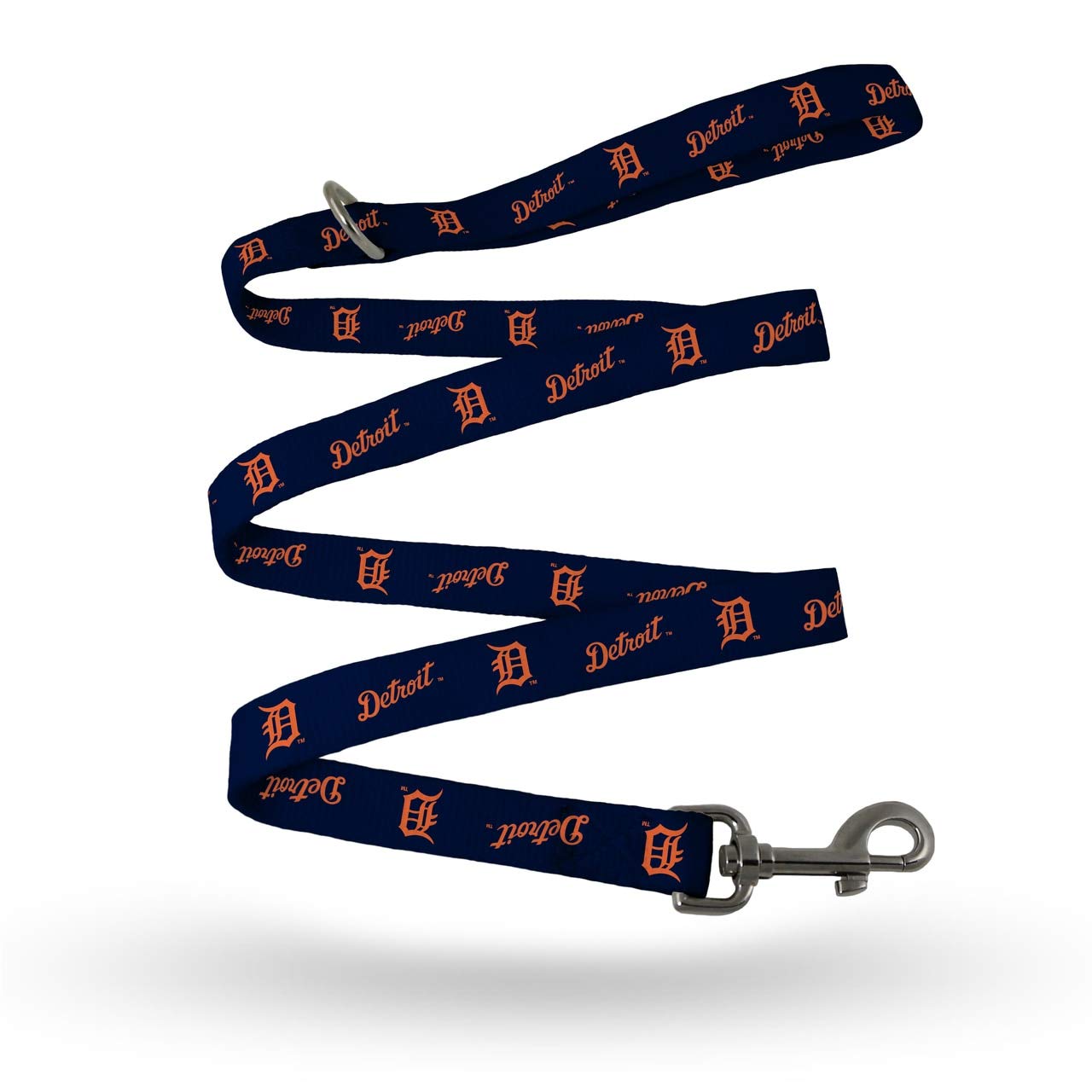 Rico Industries MLB Detroit Tigers Pet LeashPet Leash Size S/M, Team Colors, Size S/M